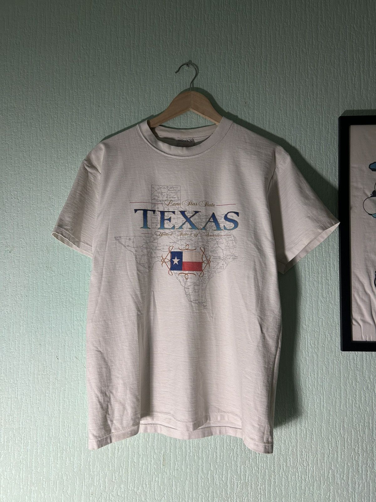 Vintage Vintage 1995 Single Stitch Texas Oneita T-Shirt Size US L / EU 52-54 / 3 - 1 Thumbnail