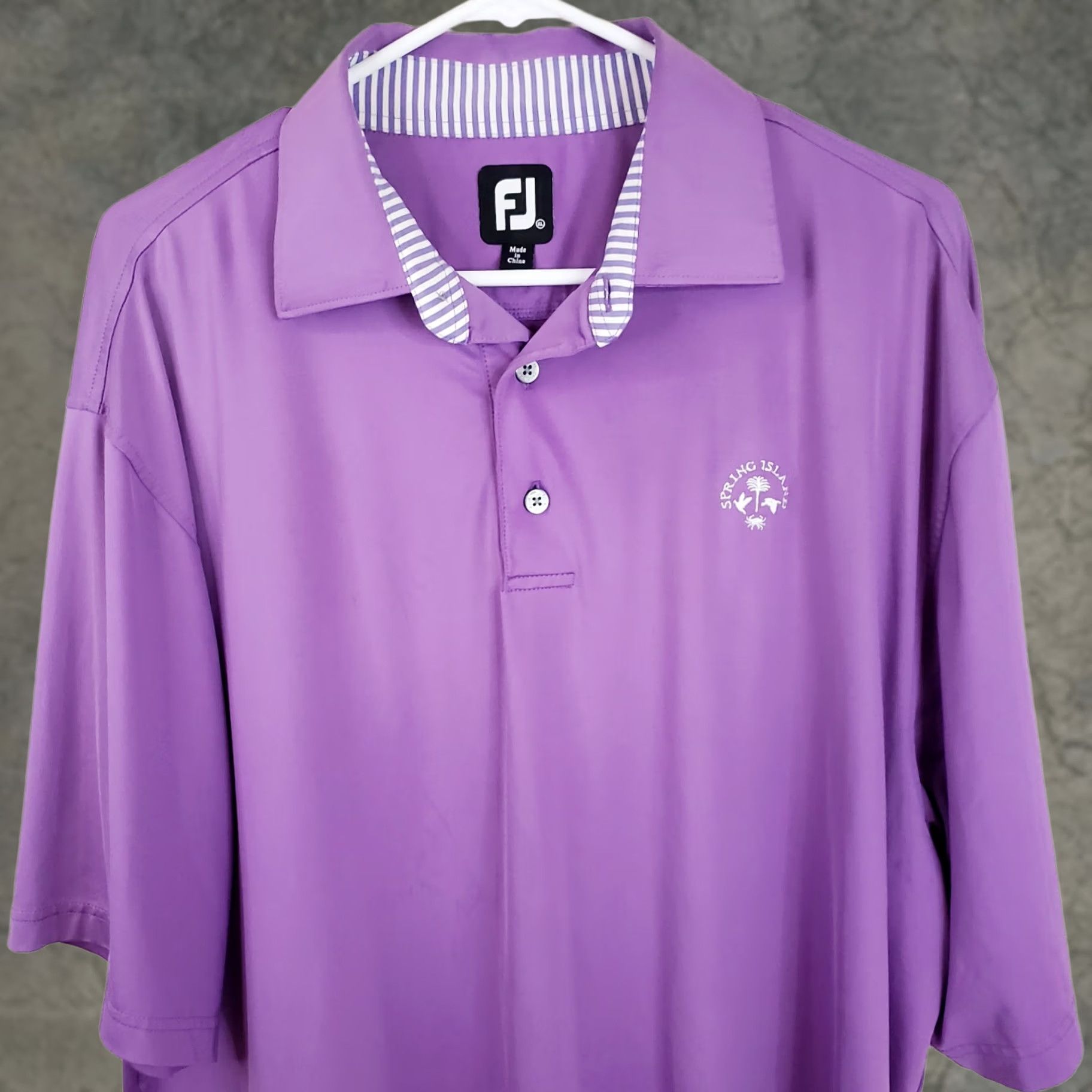 Footjoy FootJoy Polo Shirt Mens XL Purple Golf Polo Stretch Performance Breathable Shirt Polo NikeOops Size US XL / EU 56 / 4 - 1 Thumbnail