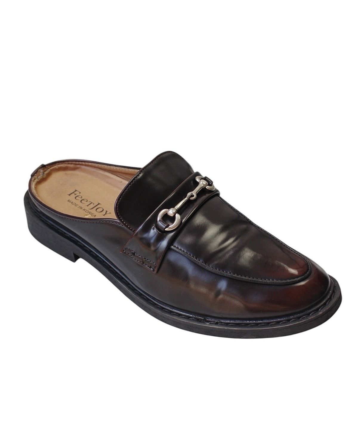 Vintage SS2018 FEETJOY BURGUNDY BIT LOAFER MULES Size US 8 / EU 41 - 4 Thumbnail