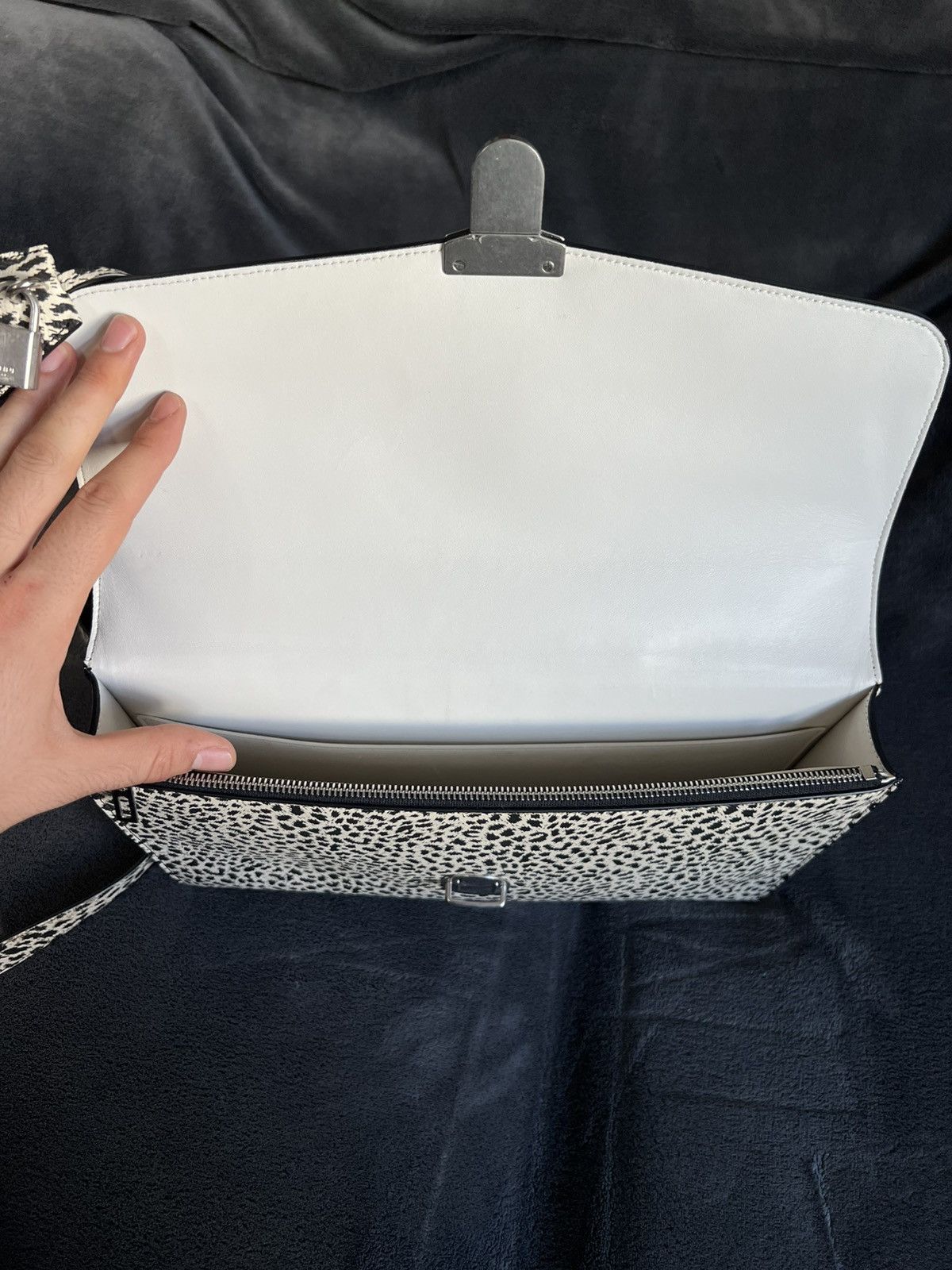 Celine Runway CÉLINE by Hedi Slimane Cartable Briefcase Size ONE SIZE - 10 Thumbnail