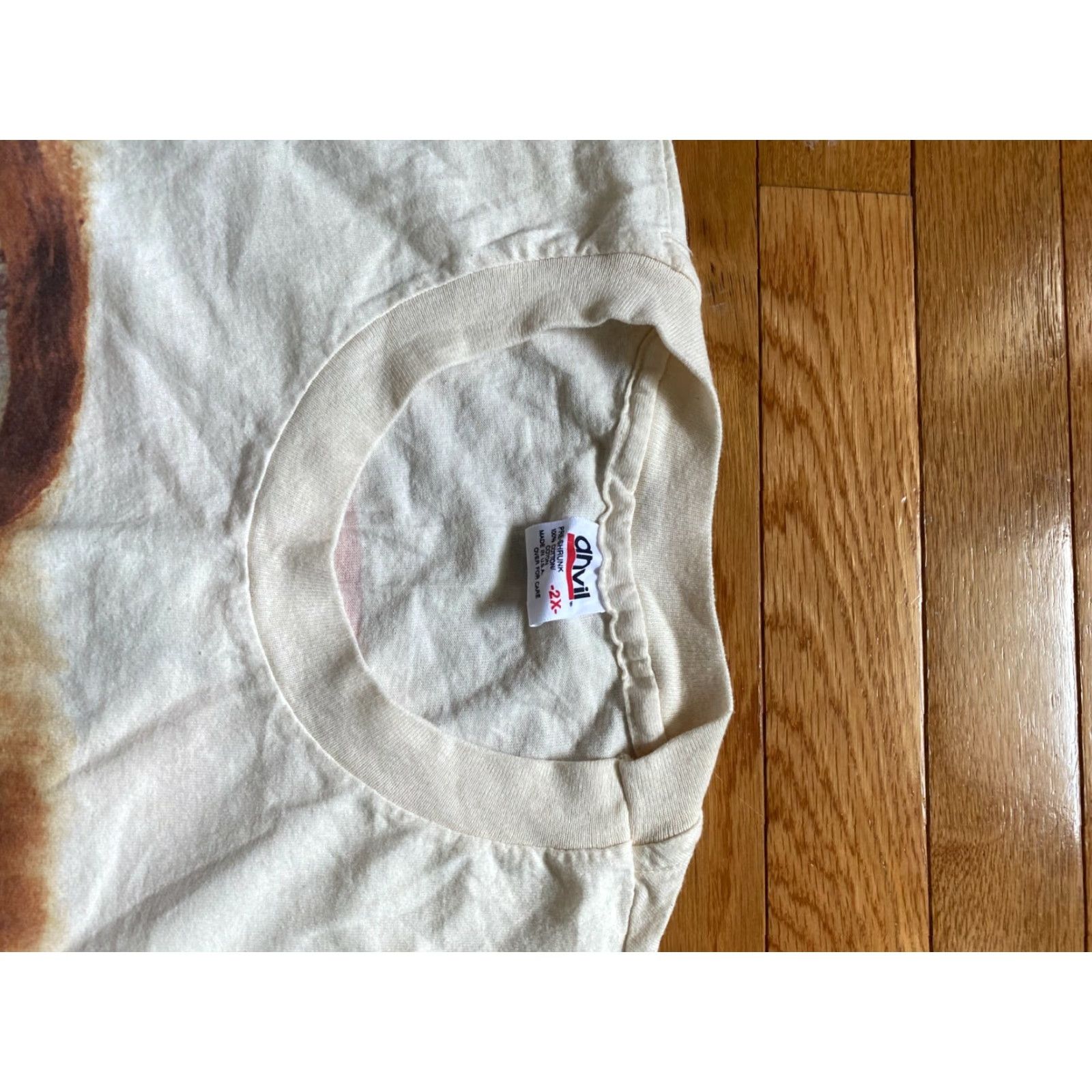 Anvil VINTAGE Brooks & Dunn 1994 Waitin on Sundown tour T-SHIRT XXL Men Cream Cotton Short Sleeve Crew Neck Single Stitch Prior 90s Music Country Musics Size US XXL / EU 58 / 5 - 4 Thumbnail