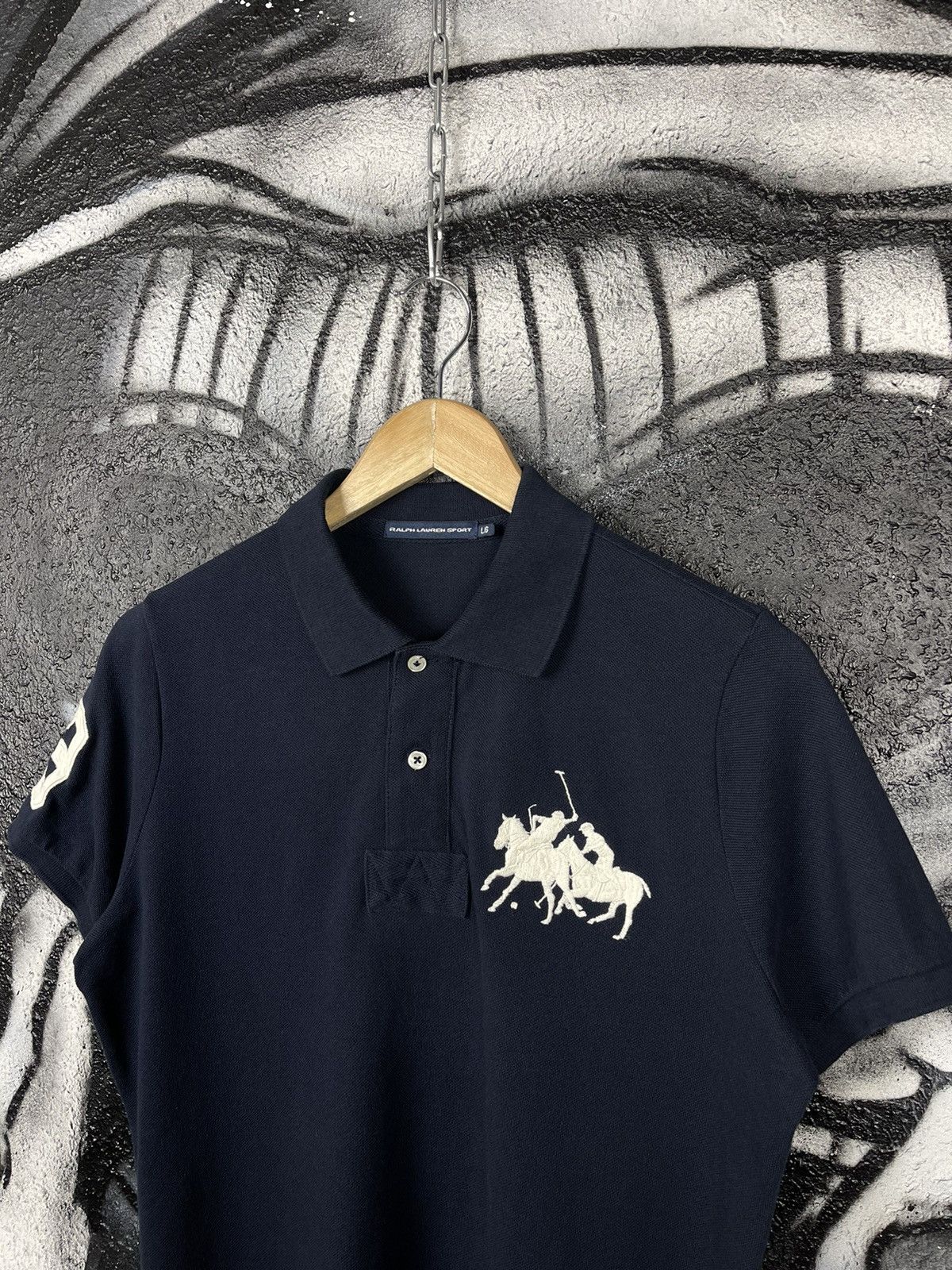 Polo Ralph Lauren Ralph Lauren Sport Big Pony Number 3 Polo T-Shirt Women’s L Size L / US 10 / IT 46 - 3 Thumbnail