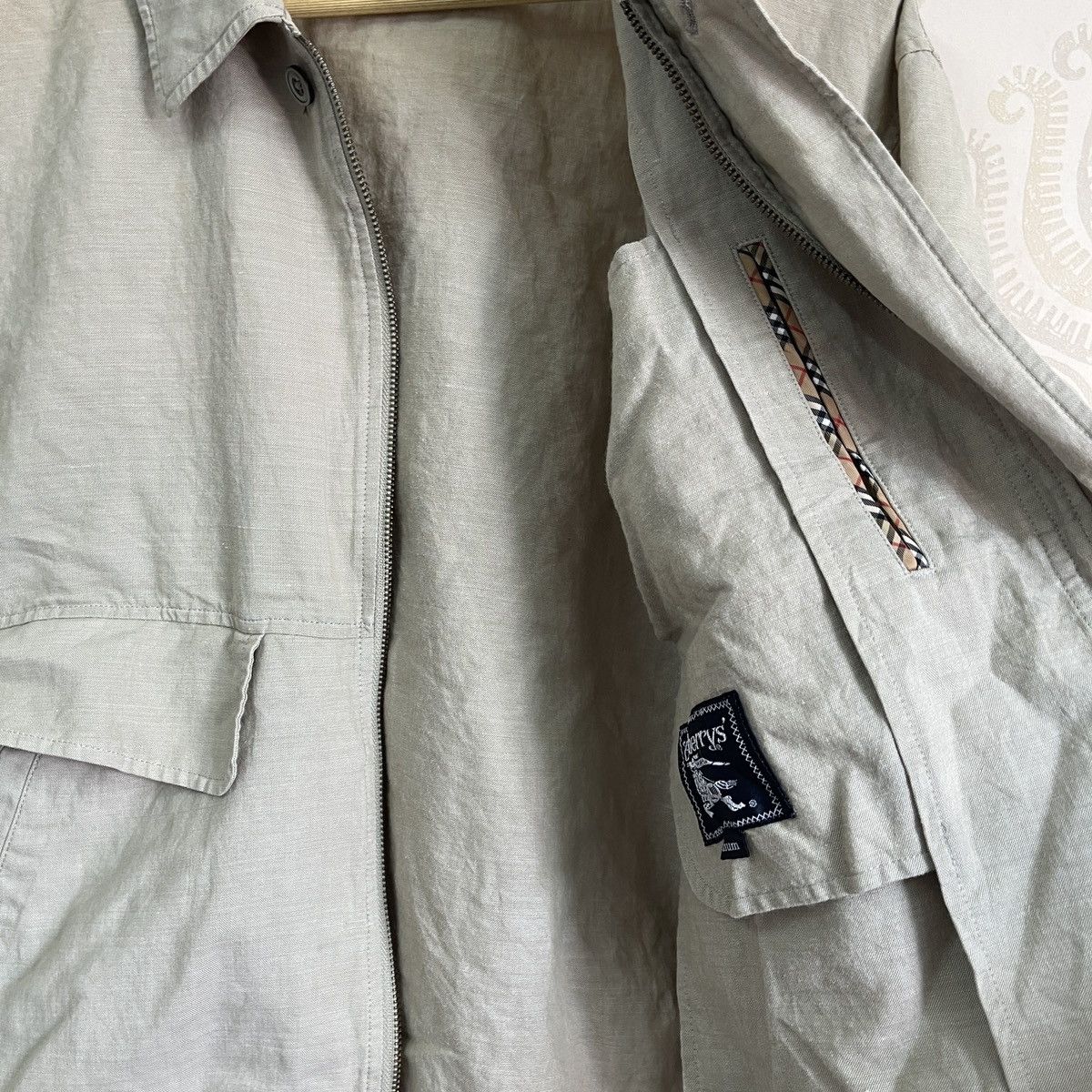 Burberry × Burberry Prorsum × Vintage Vintage 80s Burberrys Prorsum Bomber Light Jacket Japan Size US M / EU 48-50 / 2 - 14 Thumbnail