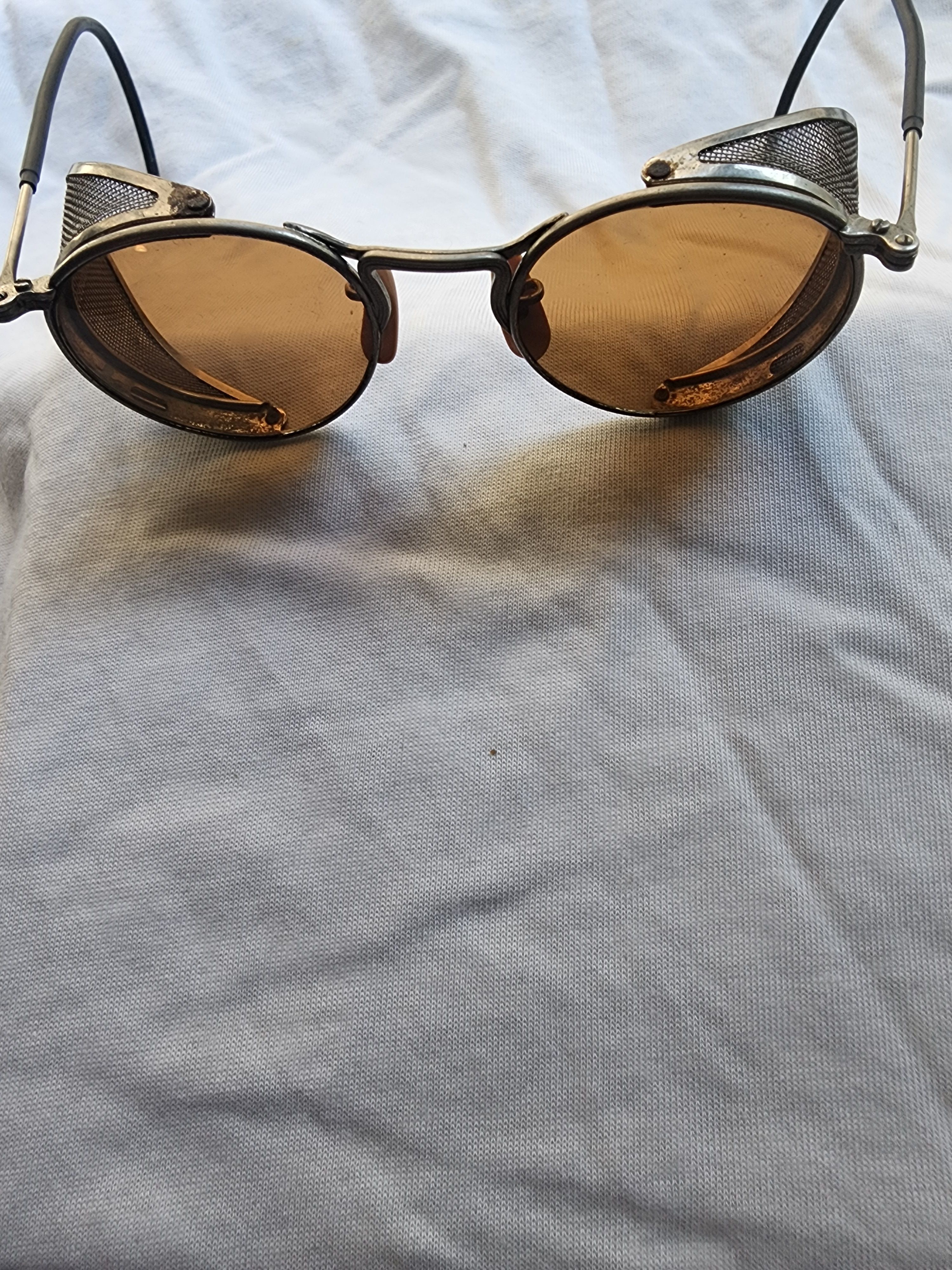 Matsuda VTG WW2 FIGHTER PILOT SUNGLASSES W/ SHIELDSS Size ONE SIZE - 2 Thumbnail