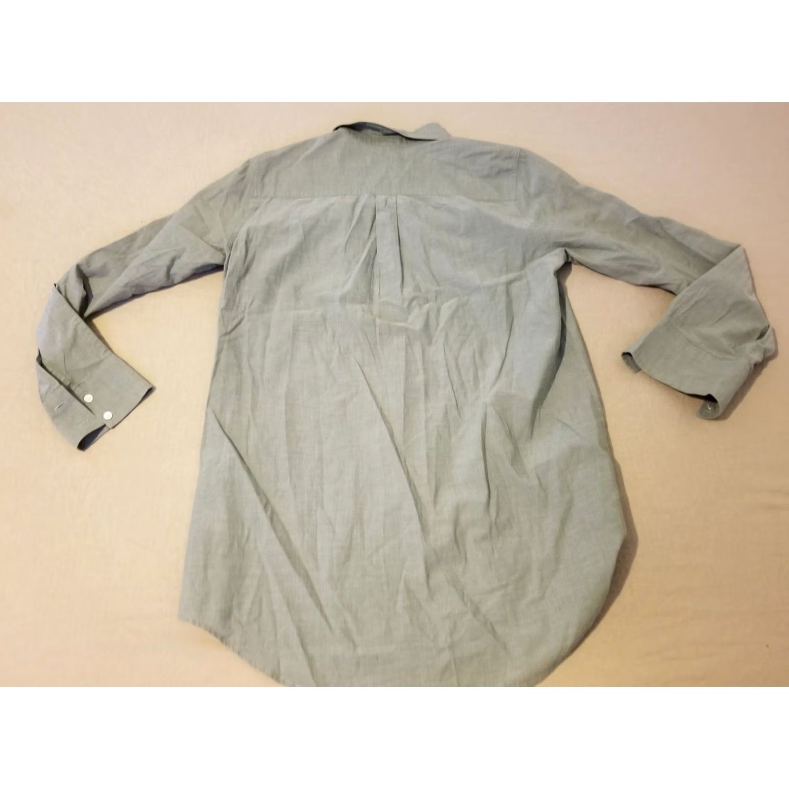 J.Crew Womens J. Crew Shirt M Medium Green Cotton Long Sleeve Blouse Size M / US 6-8 / IT 42-44 - 6 Thumbnail