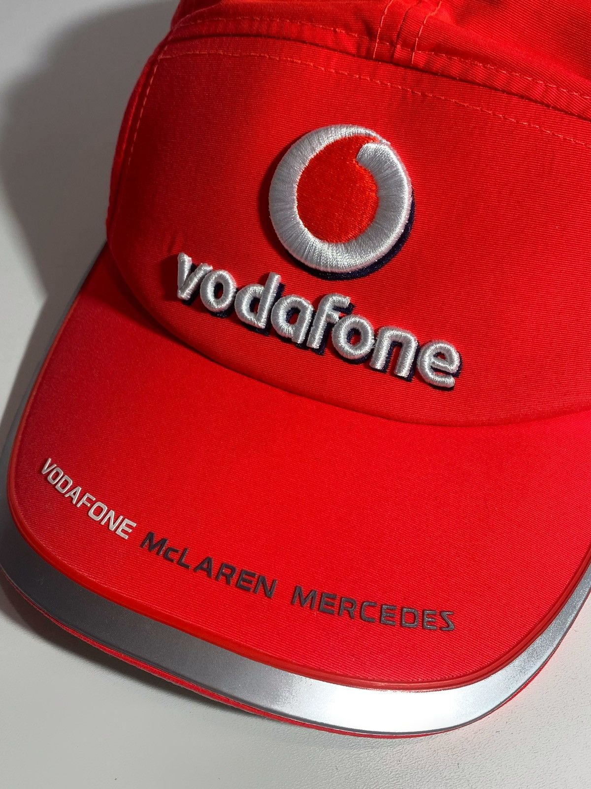 Mercedes-Benz Vintage Vodafone McLaren Mercedes 5 panel Cap Size ONE SIZE - 6 Thumbnail