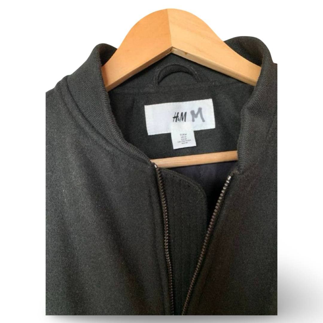 David Beckham × H&M David Beckham wool bomber #1027 Size US M / EU 48-50 / 2 - 2 Thumbnail