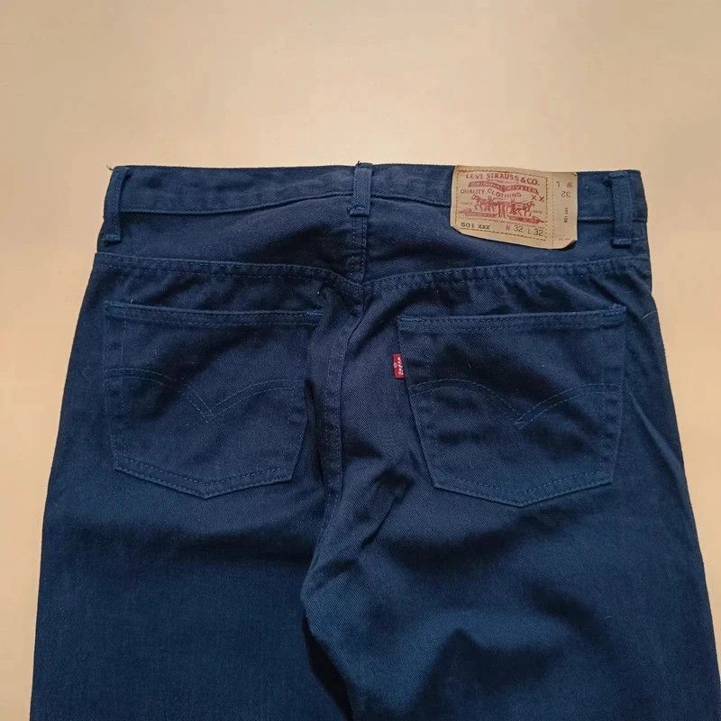 Levi's RARE Vintage 80s Levis 501 XXX Blue Jeans W32 L32 USA Size US 32 / EU 48 - 4 Thumbnail
