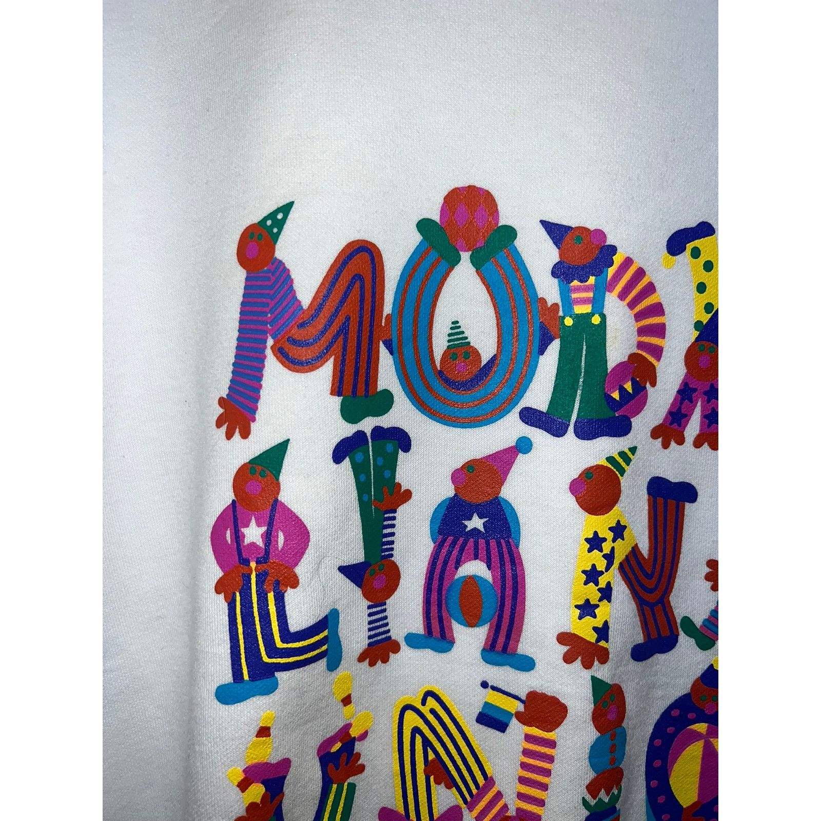 Vintage Modigliani Iunior Sweatshirt Italy Spellout Crewneck Large Size US L / EU 52-54 / 3 - 3 Thumbnail