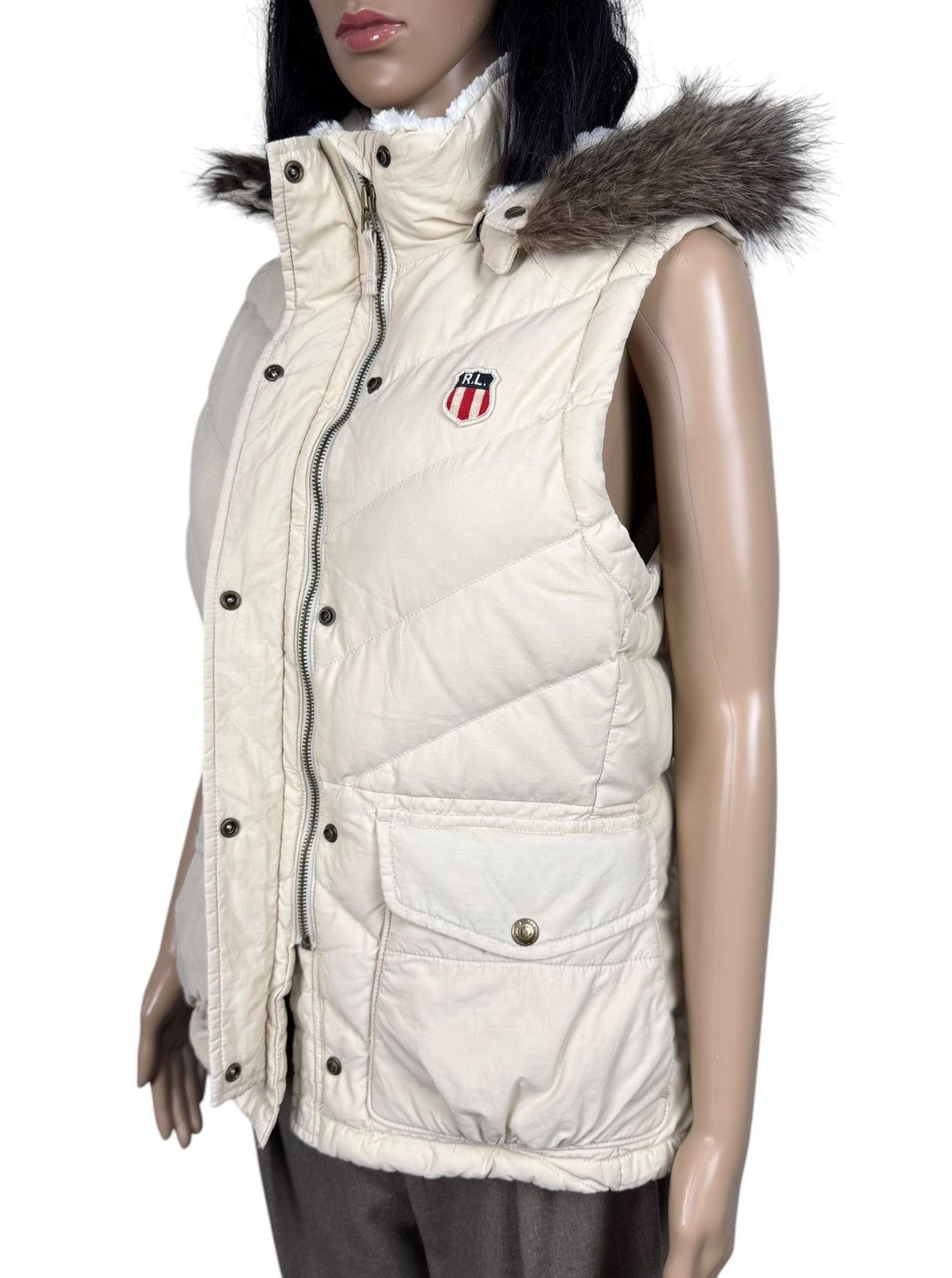 Polo Ralph Lauren Polo Ralph Lauren Beige Down Gilet Hooded Vest size M Size M / US 6-8 / IT 42-44 - 10 Thumbnail