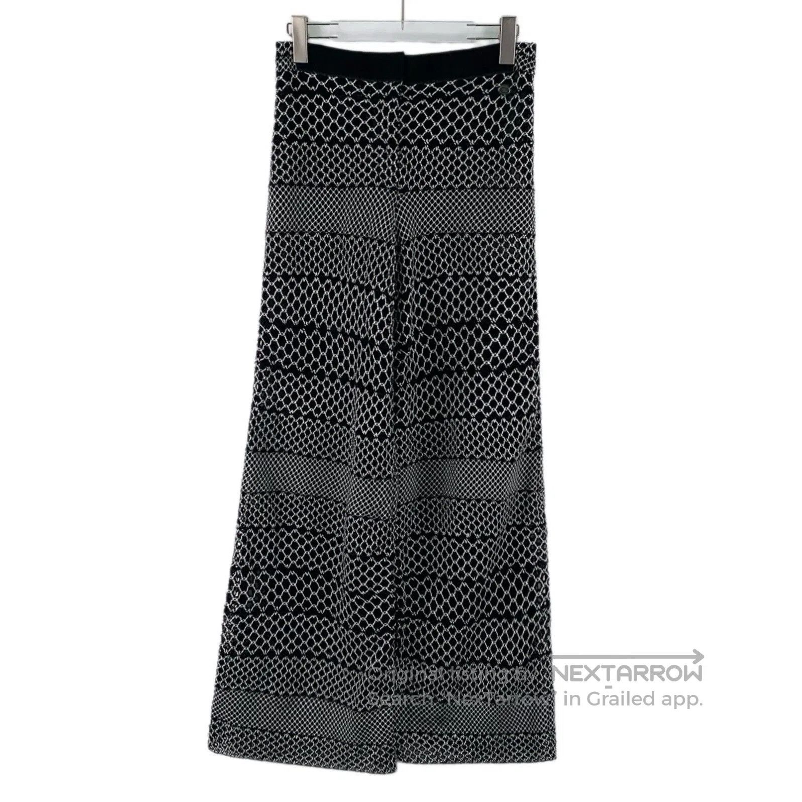 Chanel Chanel Black Knit Wool Casual Pants. Size 37" - 1 Thumbnail