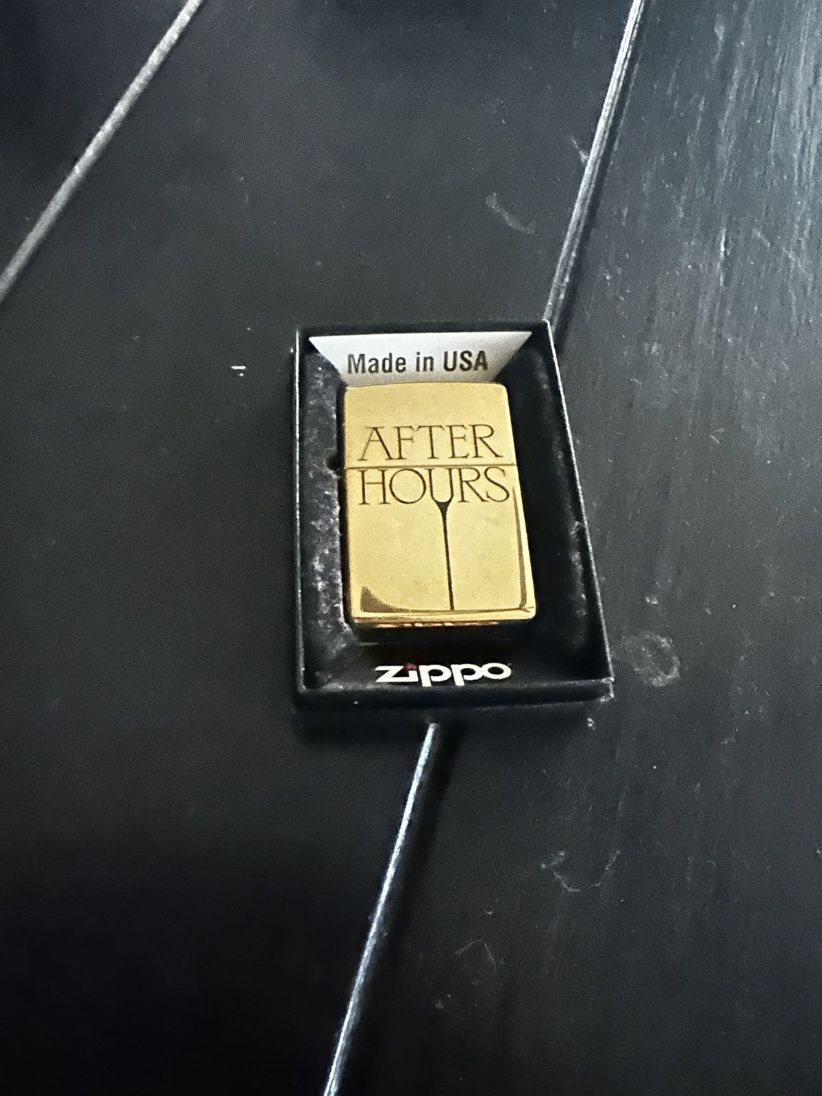 The Weeknd × XO After Hours Gold Zippo Size ONE SIZE - 2 Thumbnail