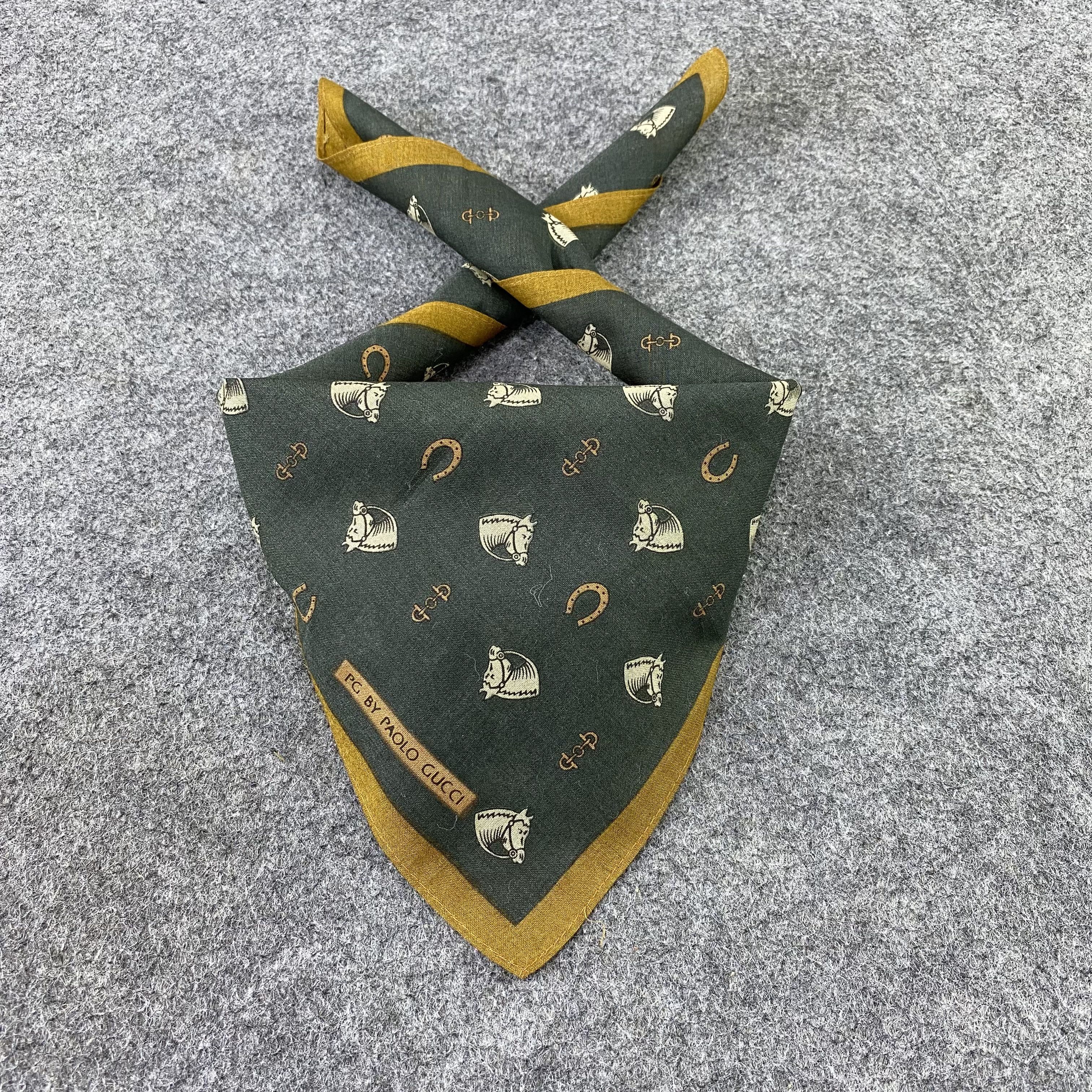 Paolo Gucci Paolo Gucci Handkerchief / Bandana / Neckerchief-B756 Size ONE SIZE - 2 Thumbnail