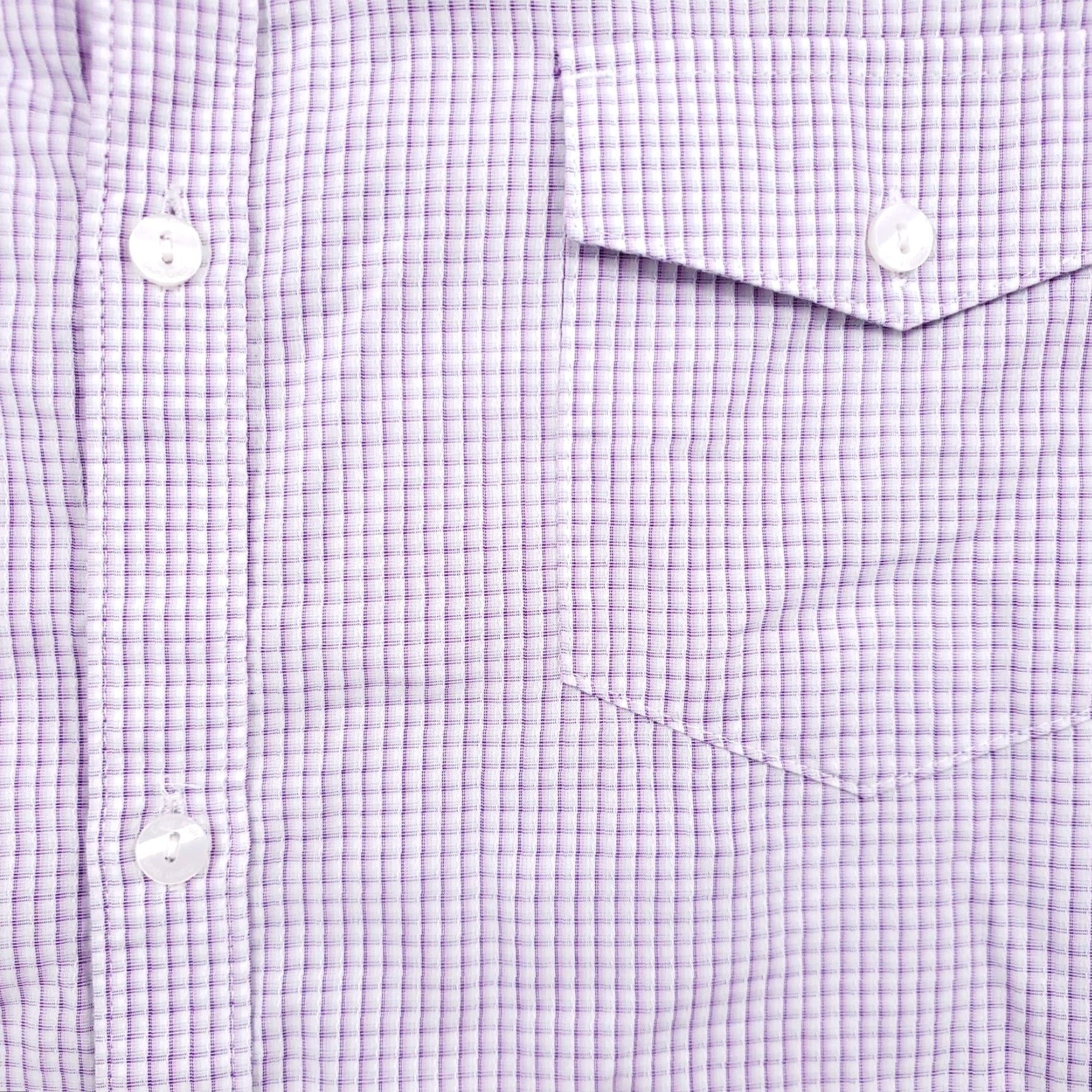 Calvin Klein Calvin Klein Shirt Men L Large Button-Up Purple Check Long Sleeve Cotton Blend Size US L / EU 52-54 / 3 - 5 Thumbnail