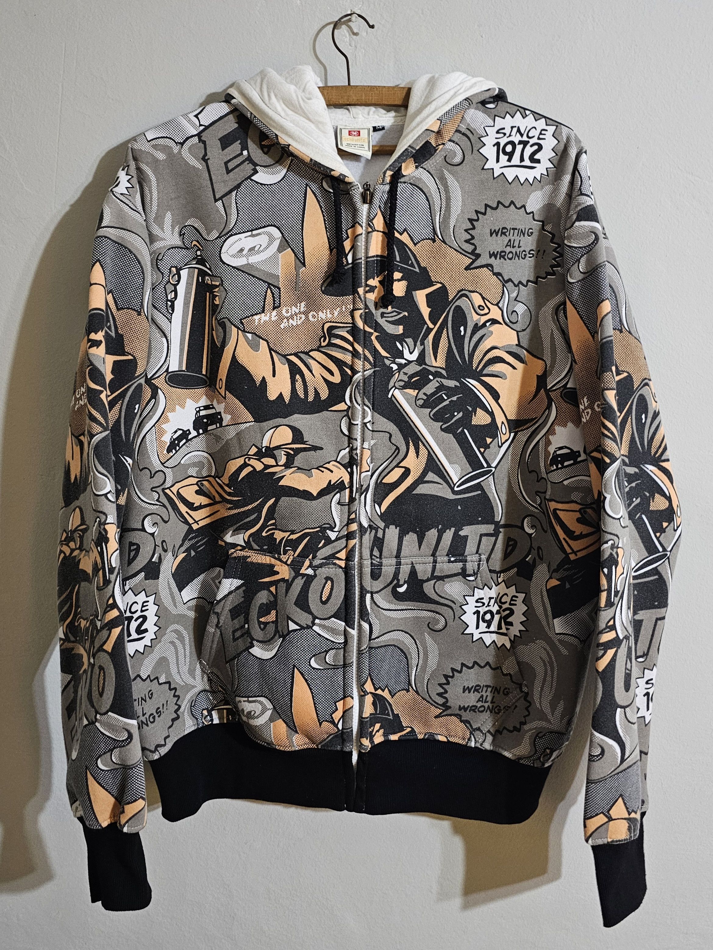 Ecko Unltd. Ecko Unltd Vintage Graffiti Zipper Size US M / EU 48-50 / 2 - 1 Thumbnail