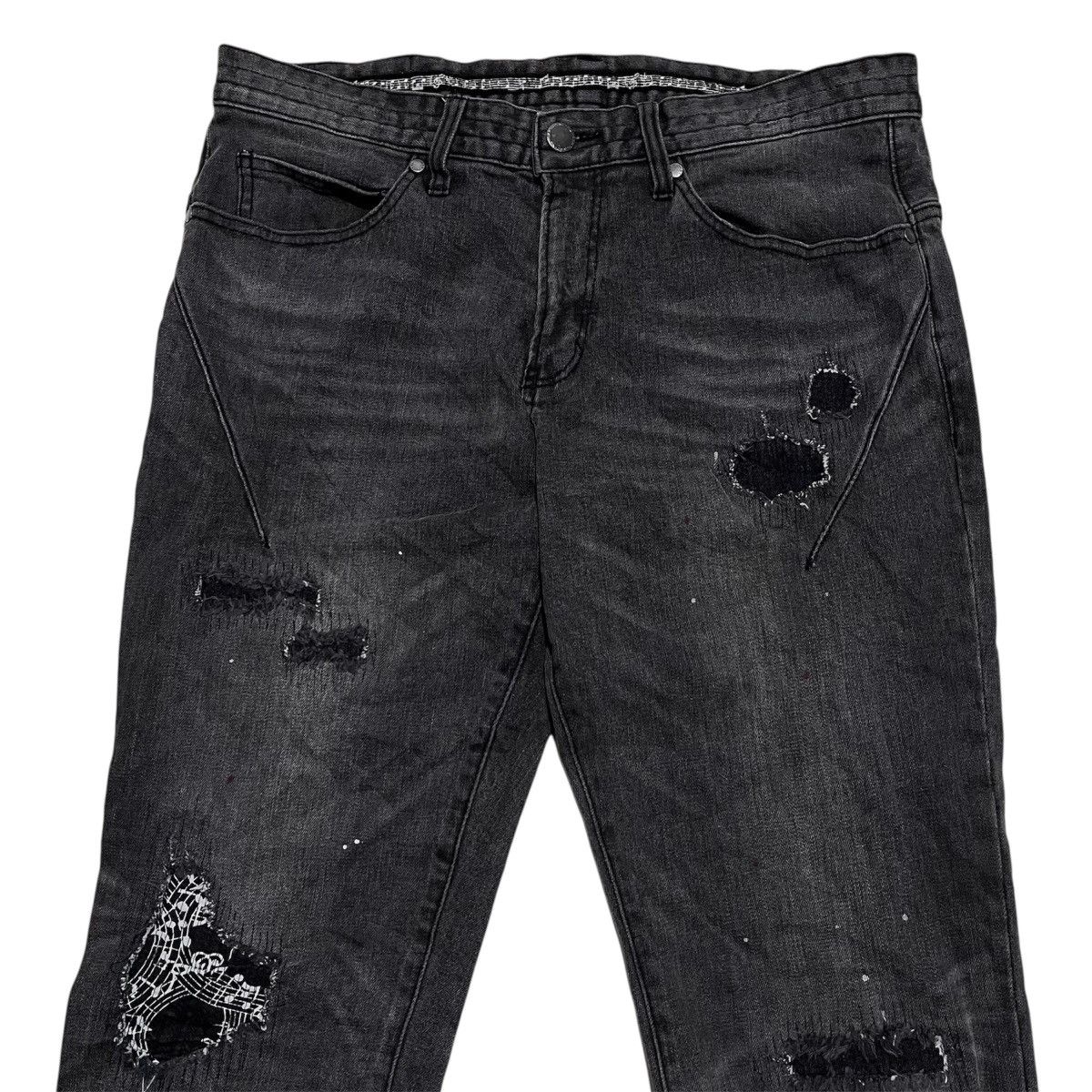 Number (N)ine Vintage Number (Nine) distressed black wash Size US 35 - 4 Thumbnail