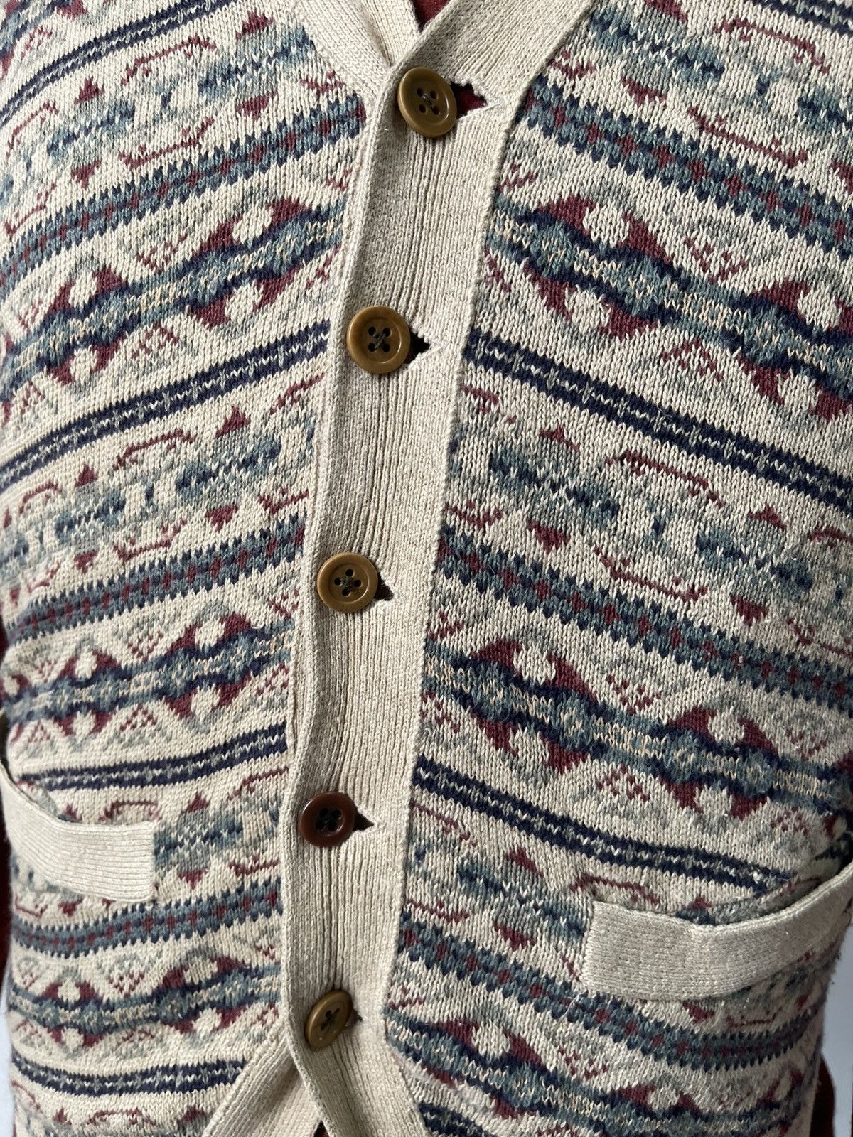 RRL Ralph Lauren Vintage RRL Fair Isle Cotton Vest C1 Size US M / EU 48-50 / 2 - 6 Thumbnail