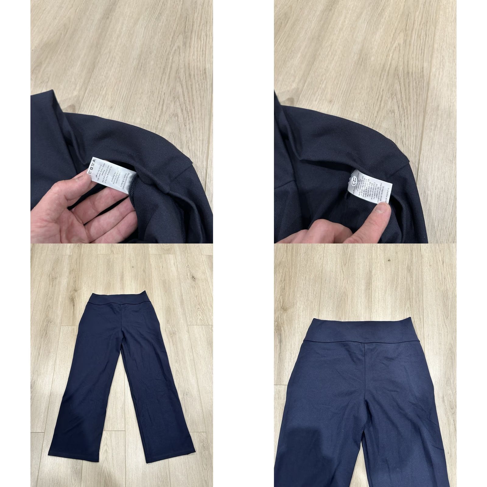 Vintage Saint & Sofia Capri Womens 8 Runway Pant Navy Women Slant Pockets High Waist Size 30" / US 8 / IT 44 - 8 Thumbnail