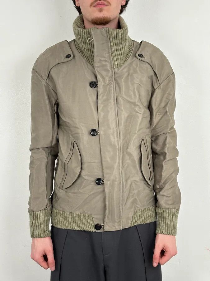 Diesel 2000s Diesel Taupe Bomber Utility Army Jacket Size US M / EU 48-50 / 2 - 2 Thumbnail