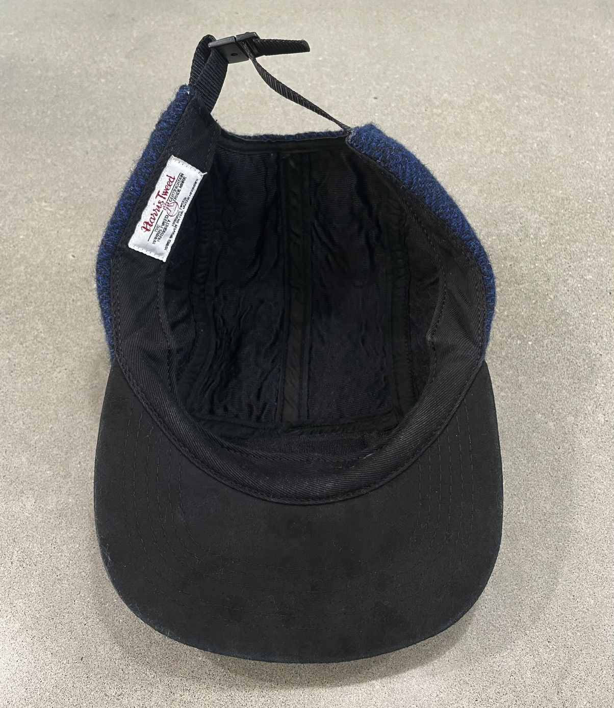 Supreme MINT: F/W 2012 Supreme x Harris Tweed Herringbone Cap "Blue" Size ONE SIZE - 5 Thumbnail