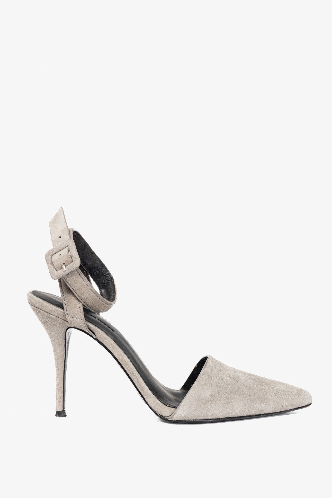 Alexander Wang Alexander Wang Lovisa Taupe Suede Pointed-Toe Pumps Size US 5.5 / IT 35.5 - 1 Thumbnail