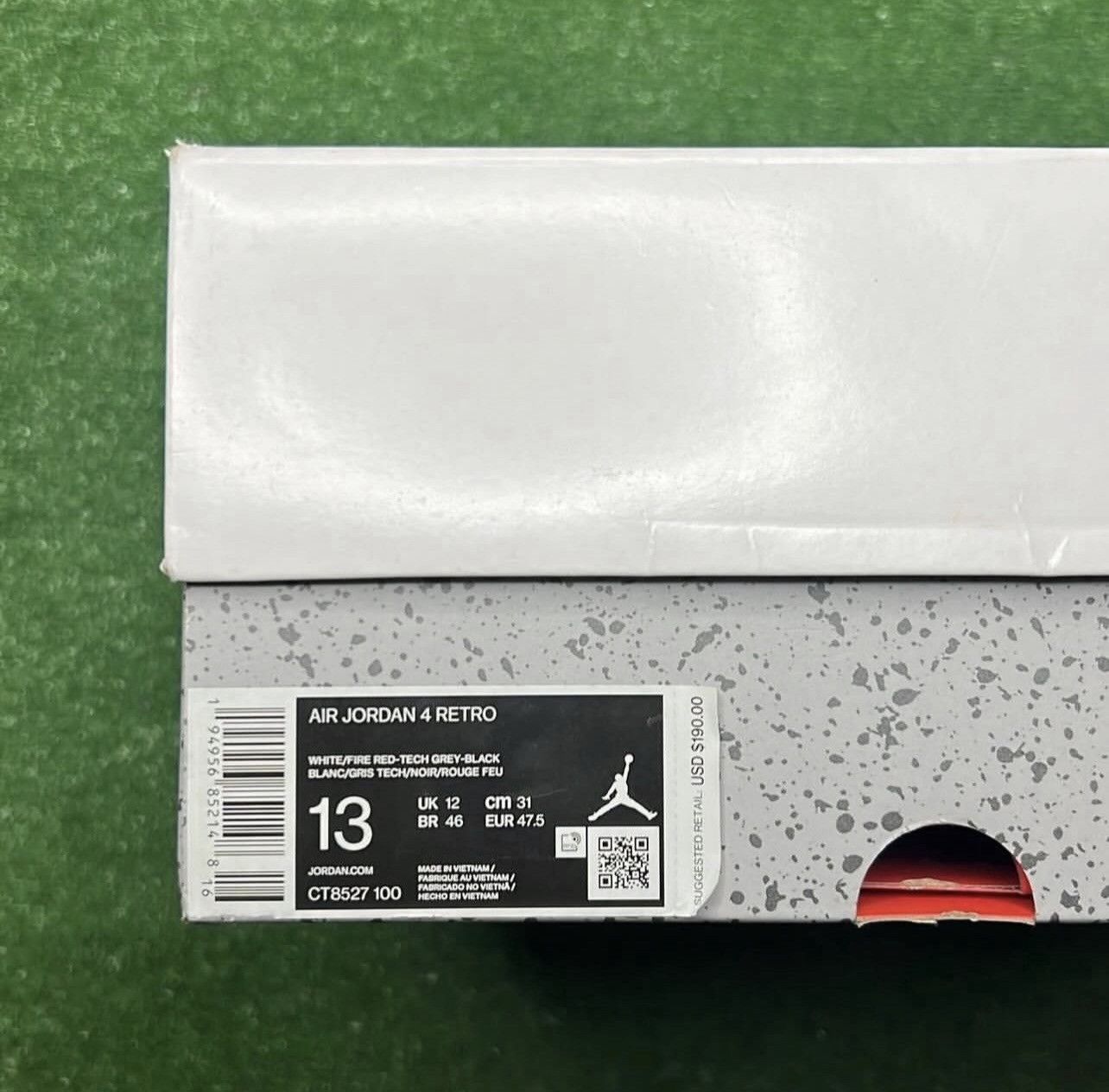 Jordan Brand Air Jordan 4 Retro “ White Oreo “ Size US 13 / EU 46 - 7 Thumbnail