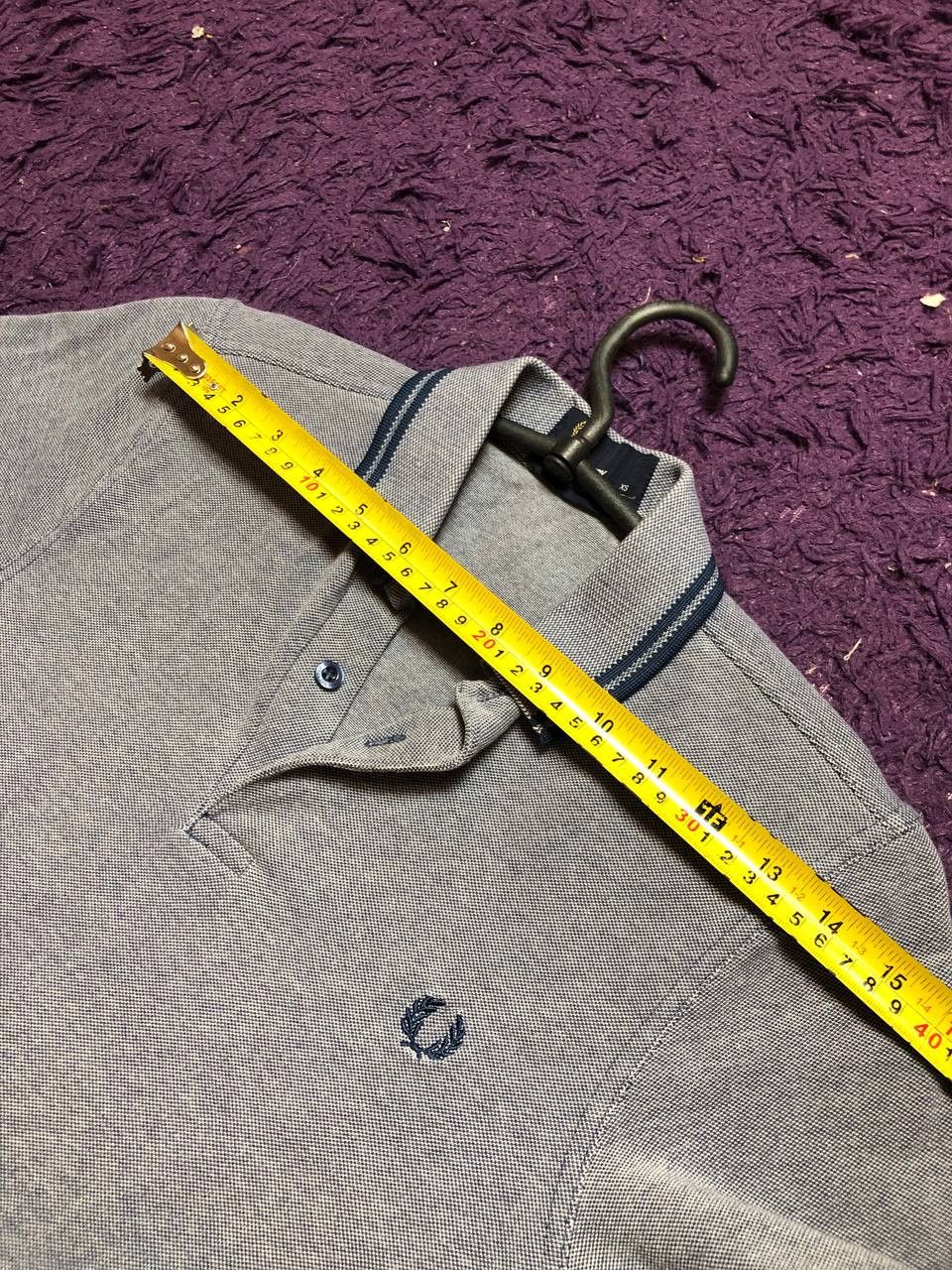 Fred Perry Vintage Polo Fred Perry gray logo T-shirt crazy Y2K size XS Size US XS / EU 42 / 0 - 8 Thumbnail