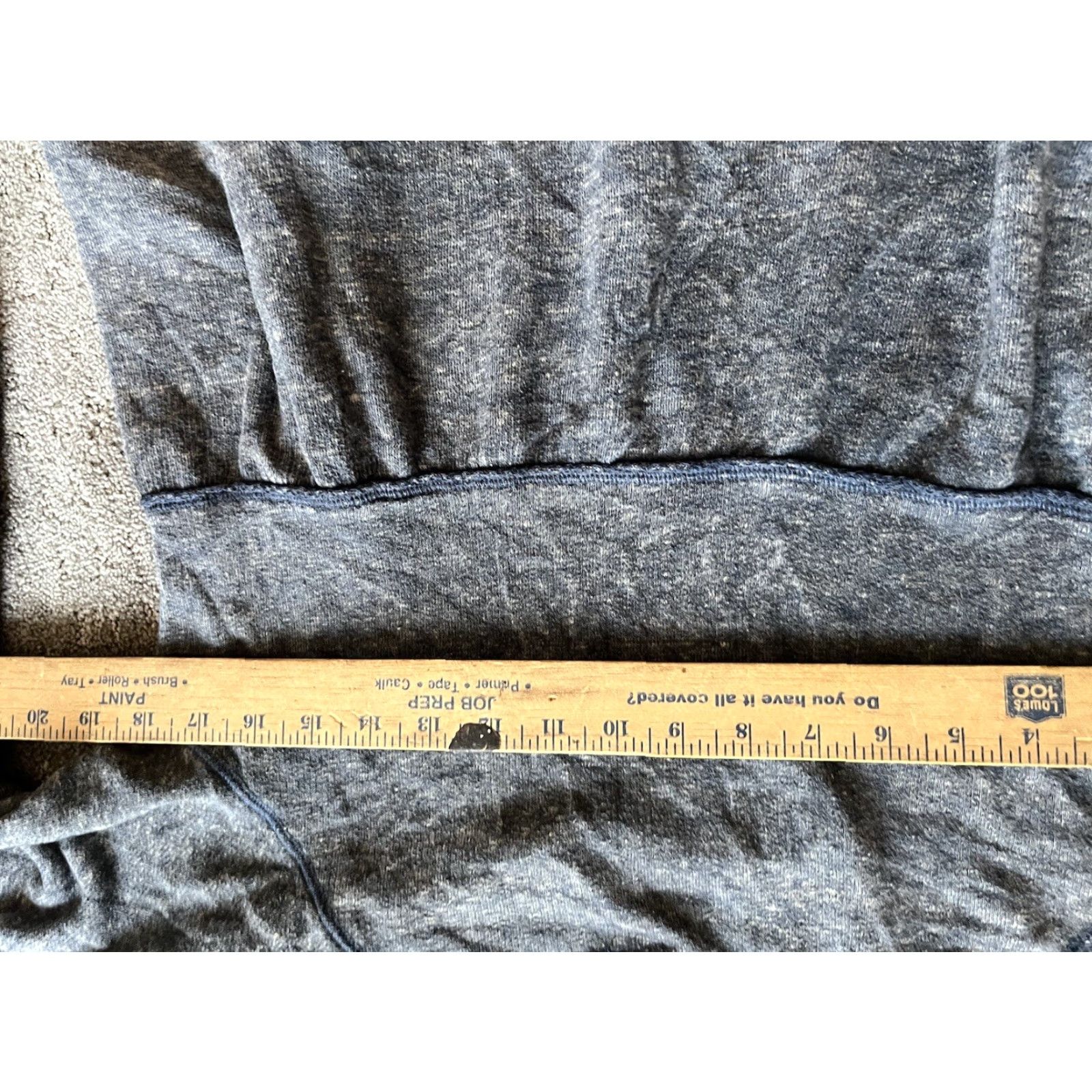 Vintage We The Free Waffle Knit Sweater Women's XS Gray Blue Long Sleeve Swing Blouse Size XS / US 0-2 / IT 36-38 - 4 Thumbnail