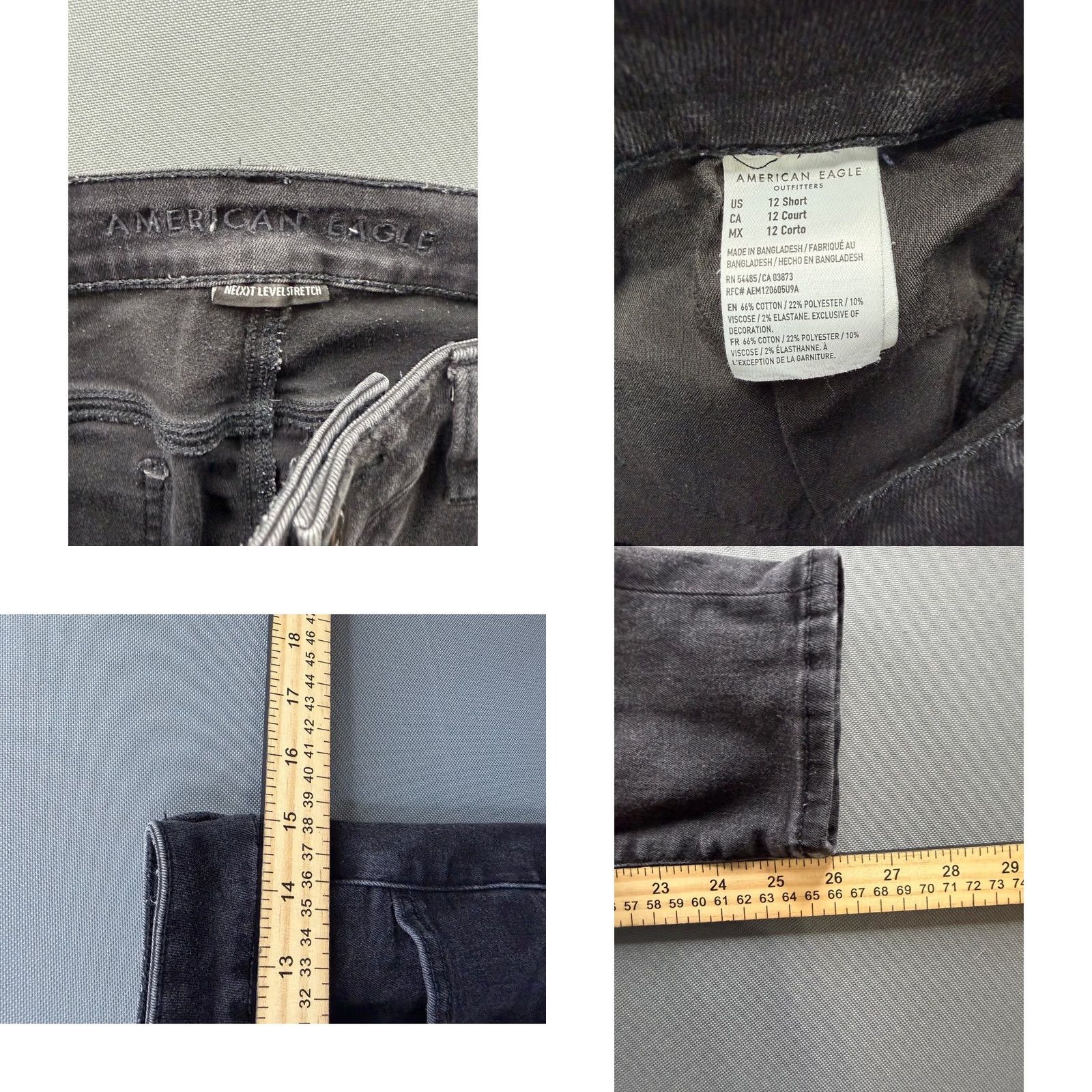 American Eagle Outfitters VINTAGE: No (omit) Size 29" - 8 Thumbnail