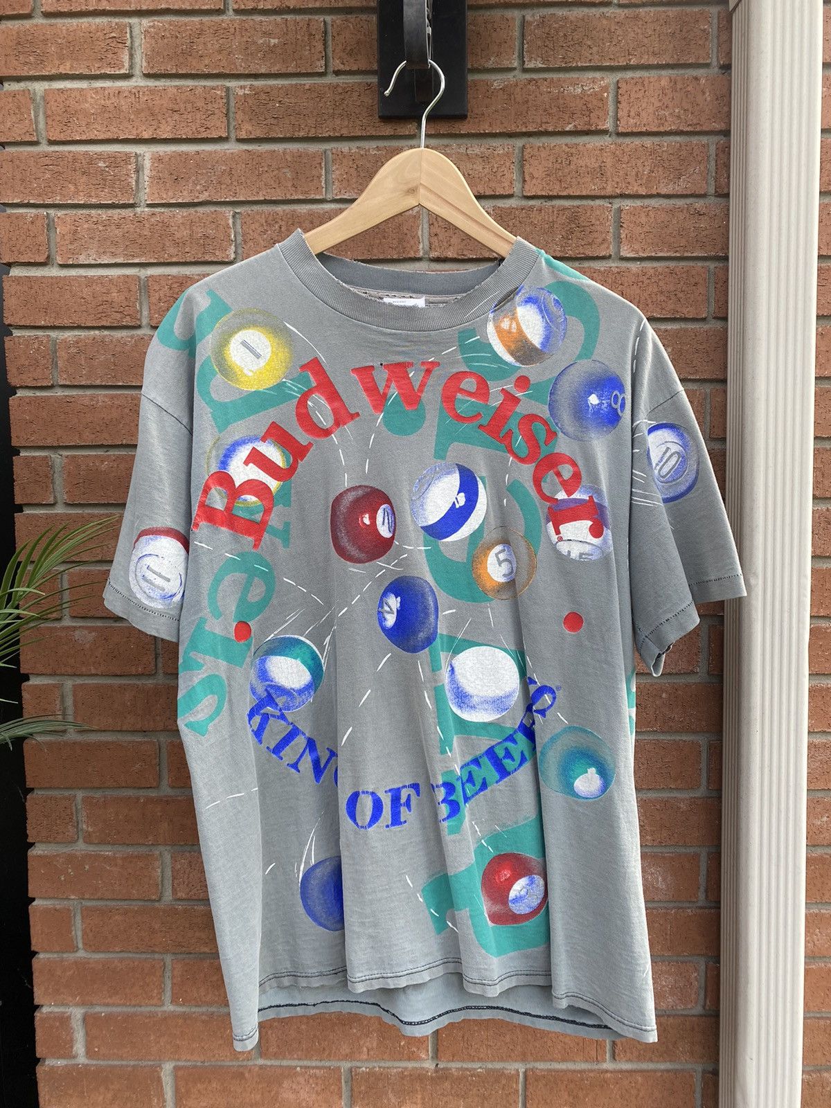 希少 XL 00's Budweiser Billiards Ball Tシャツ s-l1200.jpg