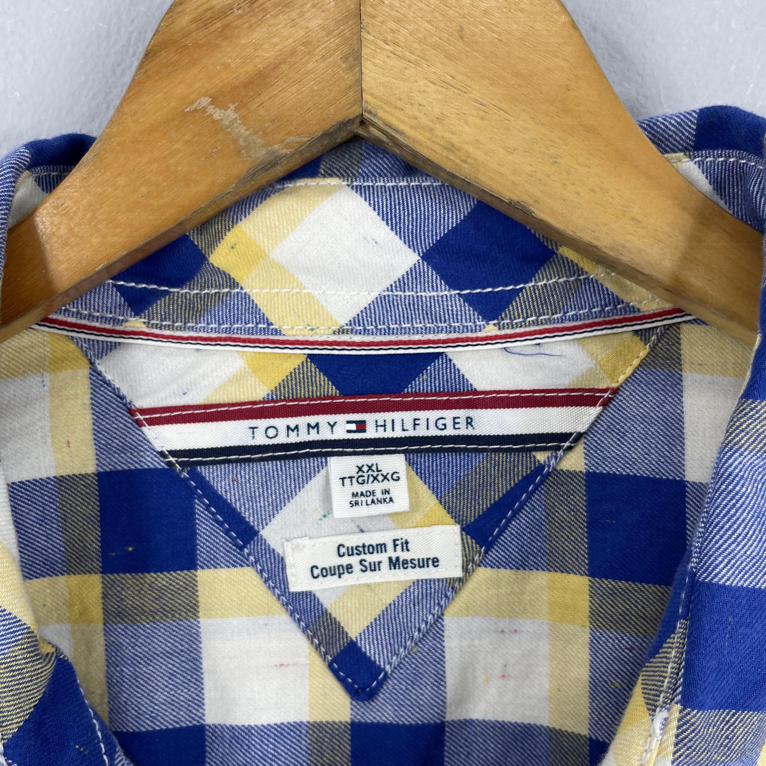 Tommy Hilfiger Vintage TOMMY HILFIGER Plaid Tartan Button Up Flannel Size US XXL / EU 58 / 5 - 5 Thumbnail