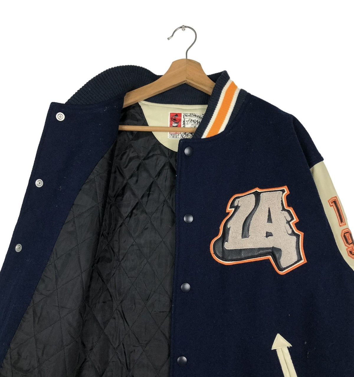 Japanese Brand 🔥VINTAGE LEATHER VARSITY JACKET CONART USA BIG LOGO Size US M / EU 48-50 / 2 - 14 Thumbnail