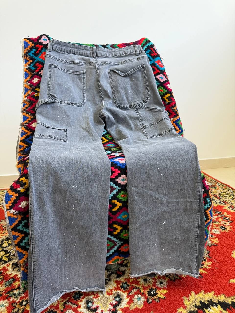Tornado Mart Rare Japanese flared crazy pattern flared jeans tornado mart Size US 32 / EU 48 - 7 Thumbnail