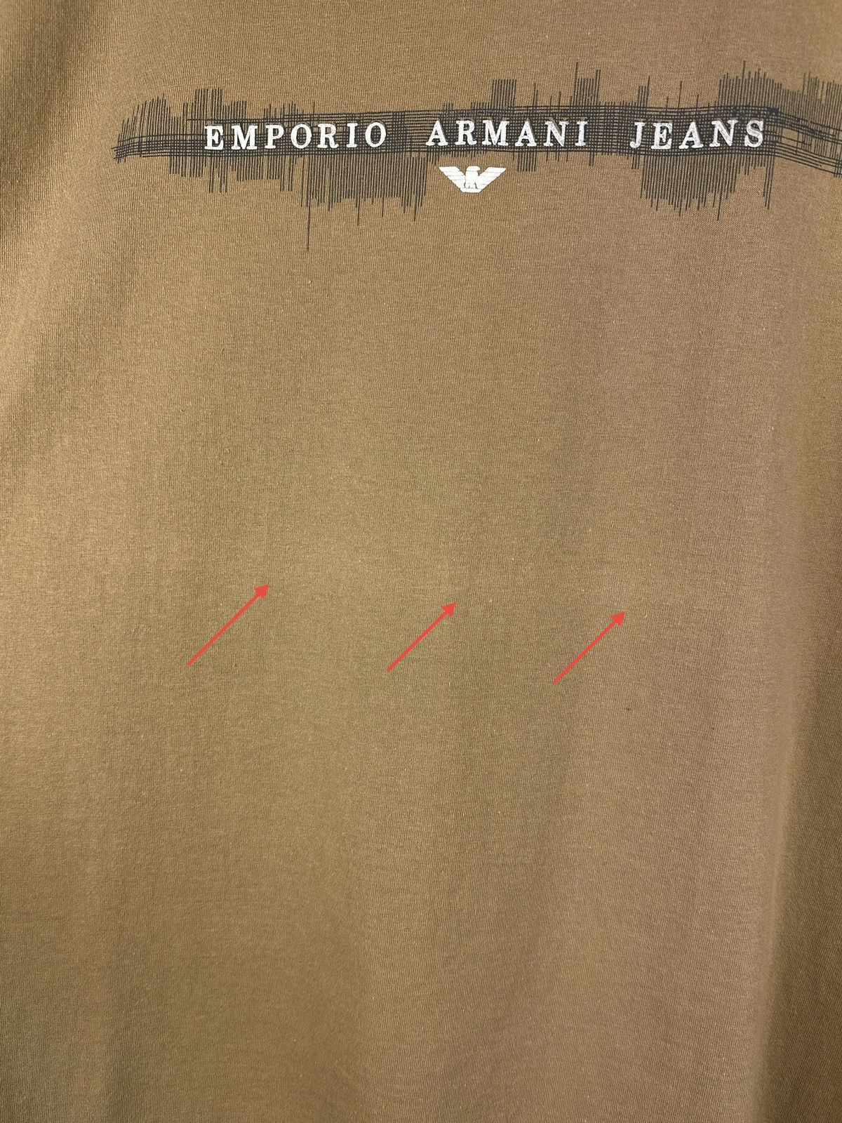 Emporio Armani Vintage Y2K Emporio Armani Jeans Logo T-Shirt Size US M / EU 48-50 / 2 - 5 Thumbnail