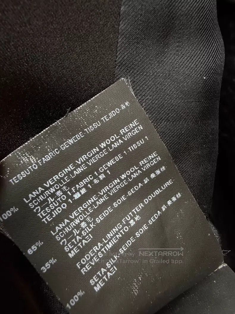 Saint Laurent Paris Saint Laurent Paris Wool Suit Jacket i Size XS / US 0-2 / IT 36-38 - 6 Thumbnail