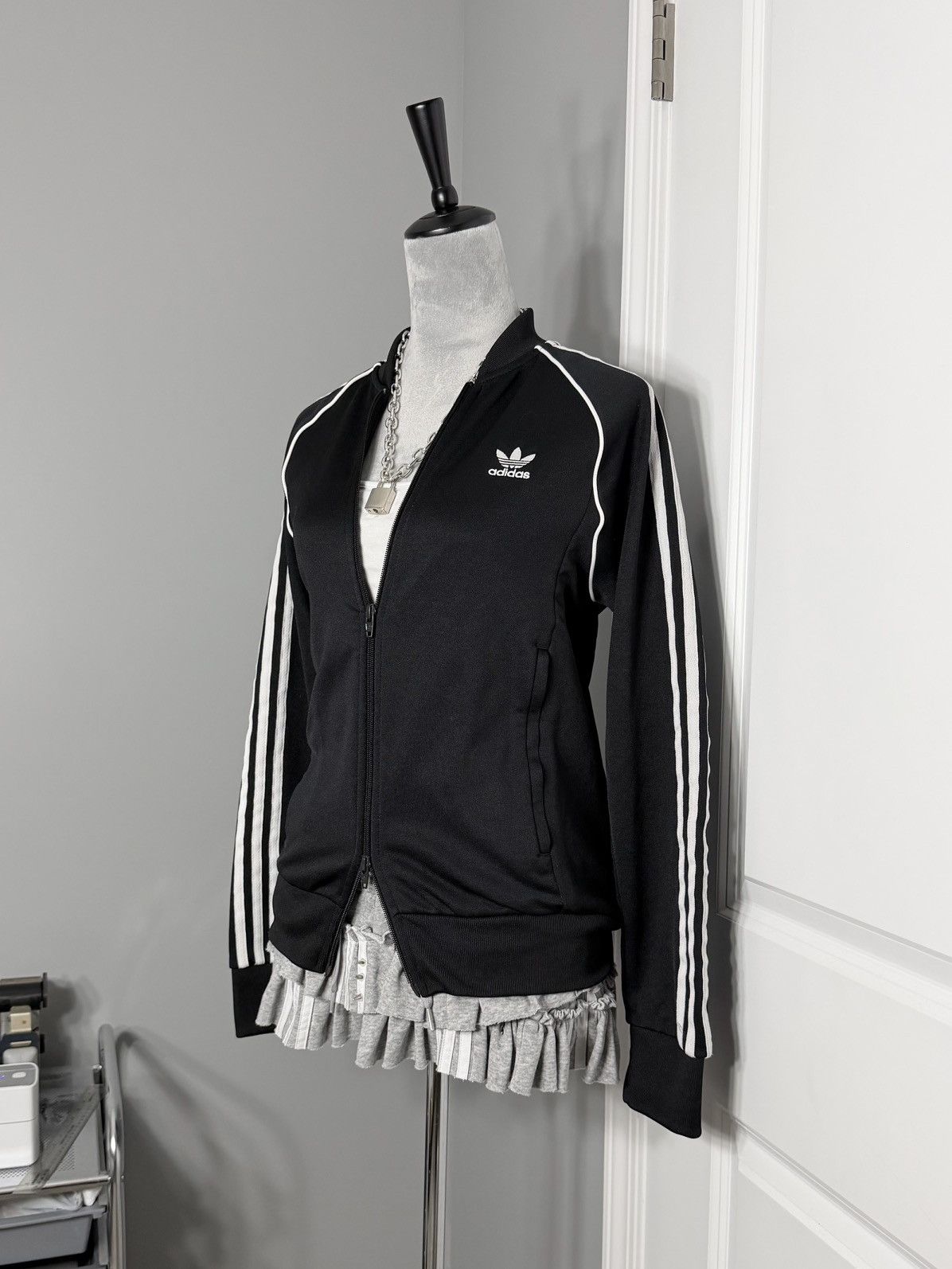 Adidas Adidas Adicolor Classic SST Black & White Track Jacket Size US S / EU 44-46 / 1 - 7 Thumbnail
