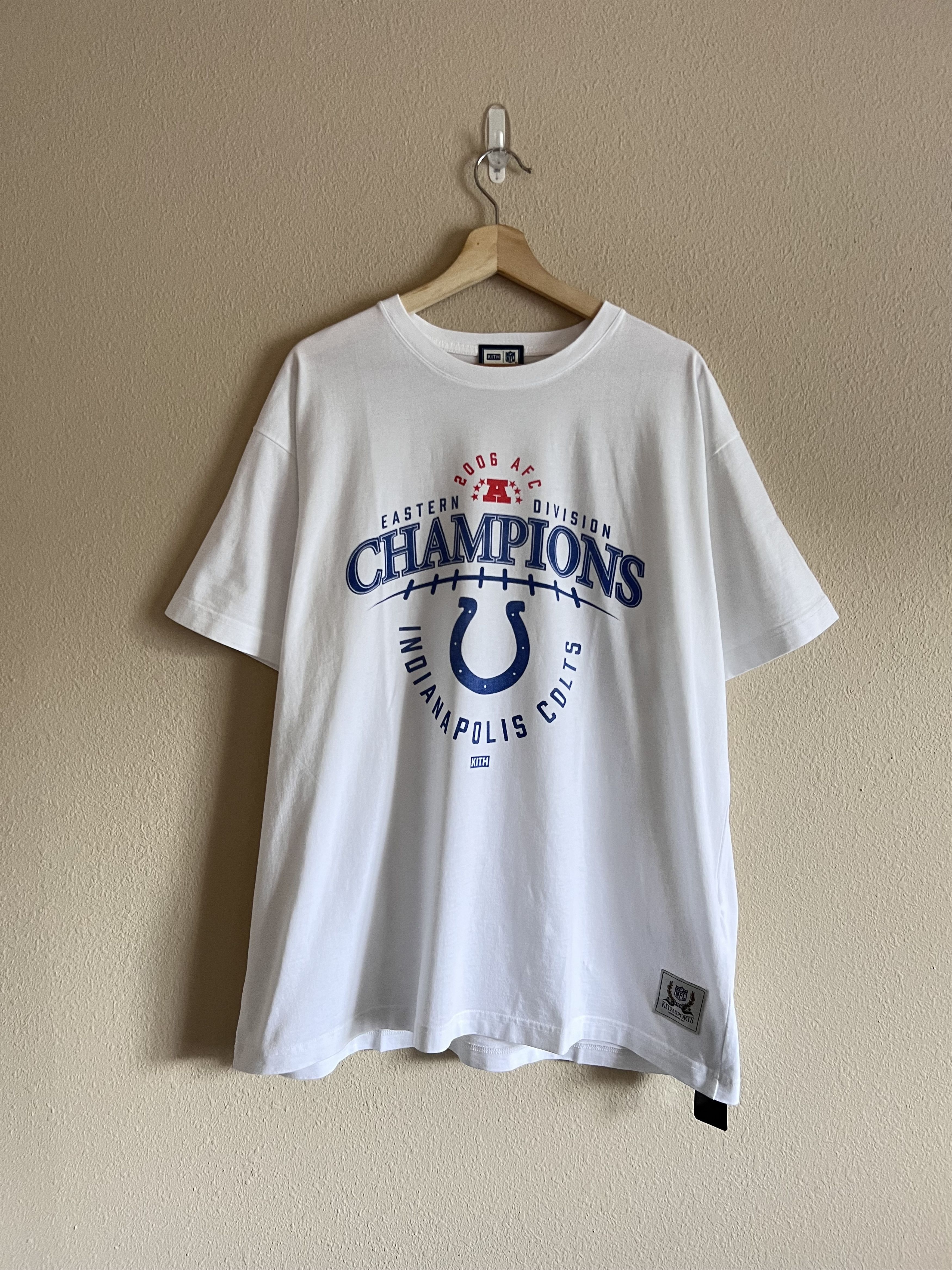 Kith for the NFL: Colts Vintage Tee - White – Kith Europe