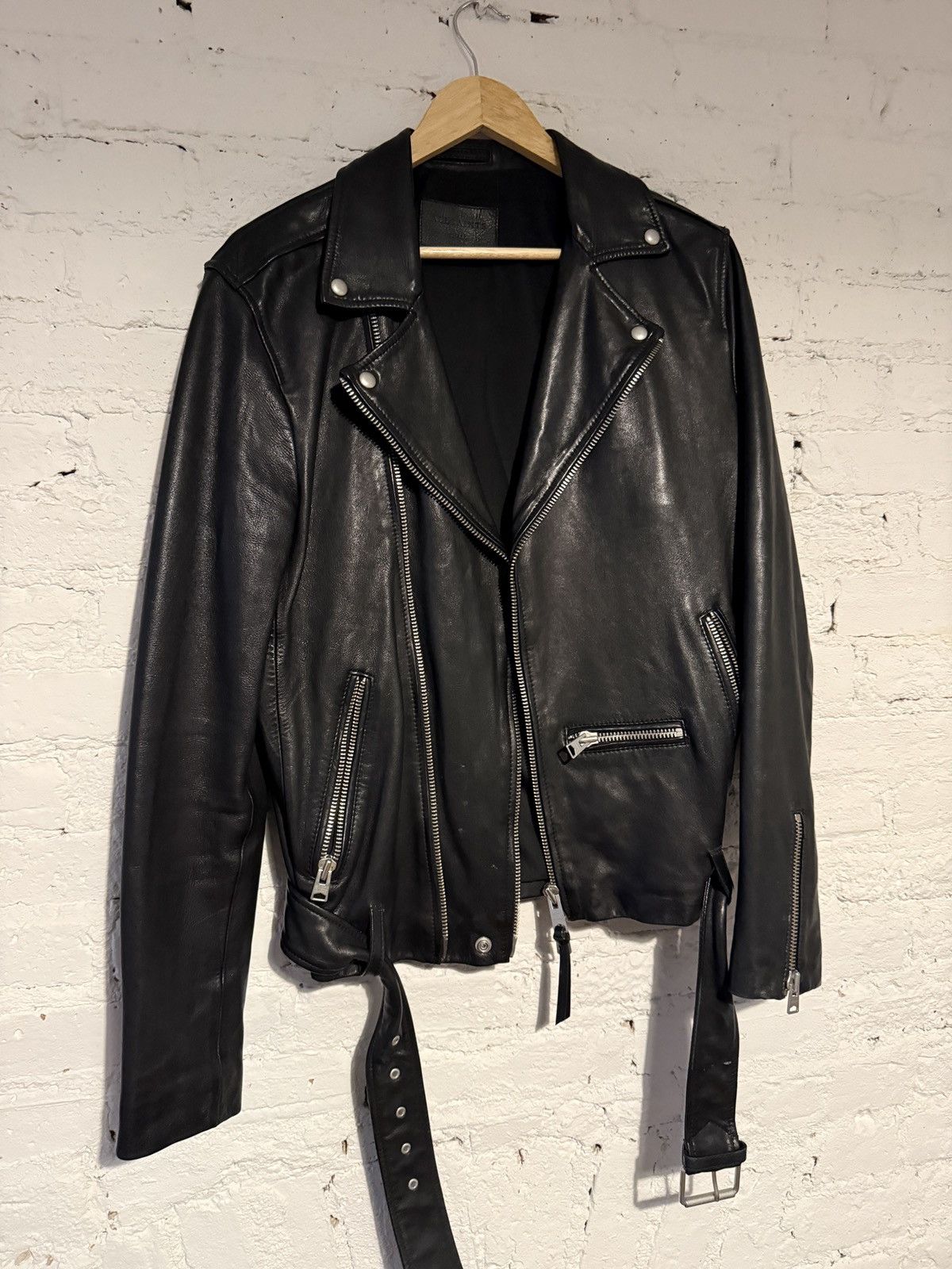 Allsaints Biker leather jacket Size US S / EU 44-46 / 1 - 2 Thumbnail