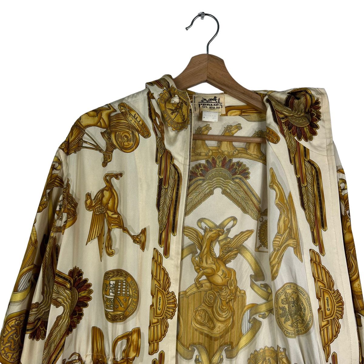 Hermes 🔥ACCEPT BINDING🔥 HERMES PARIS SILK JACKETS SIZE 40 Size US M / EU 48-50 / 2 - 17 Thumbnail