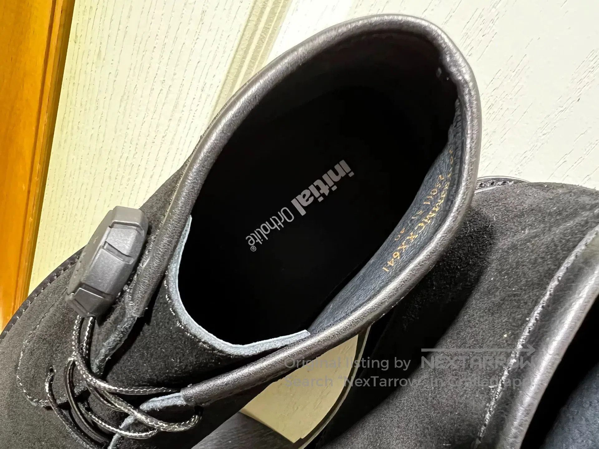 Japanese Brand Men's Autumn Winter Nubuck Mid-Top Shoes. Size US 7 / EU 40 - 3 Thumbnail