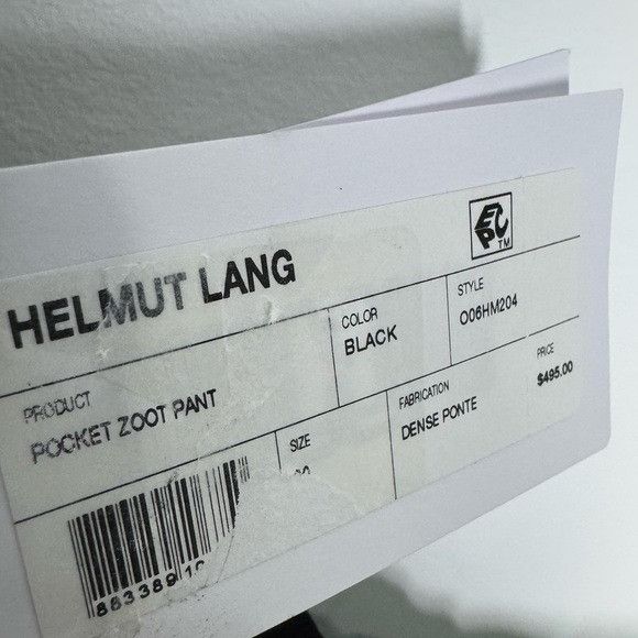 Helmut Lang Helmut Lang Pocket Zoot Cargo Pants Black Men’s Size 30 Size US 30 / EU 46 - 4 Thumbnail