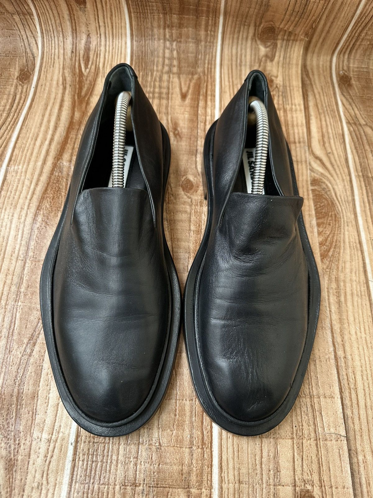 Jil Sander Jil Sander Flat Leather Black Loafer Size US 7 / EU 40 - 3 Thumbnail