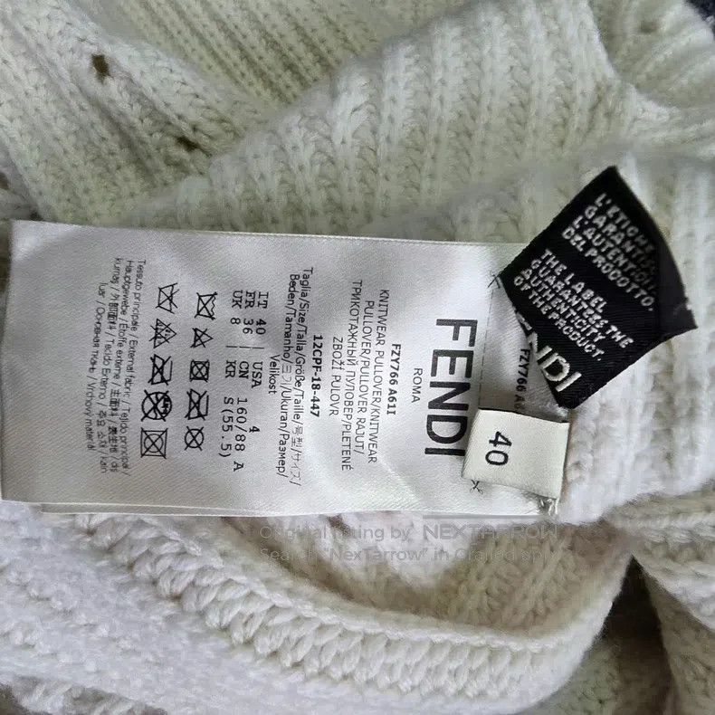 Fendi Fendi Cashmere fox fur cuff sweater Size XS / US 0-2 / IT 36-38 - 4 Thumbnail