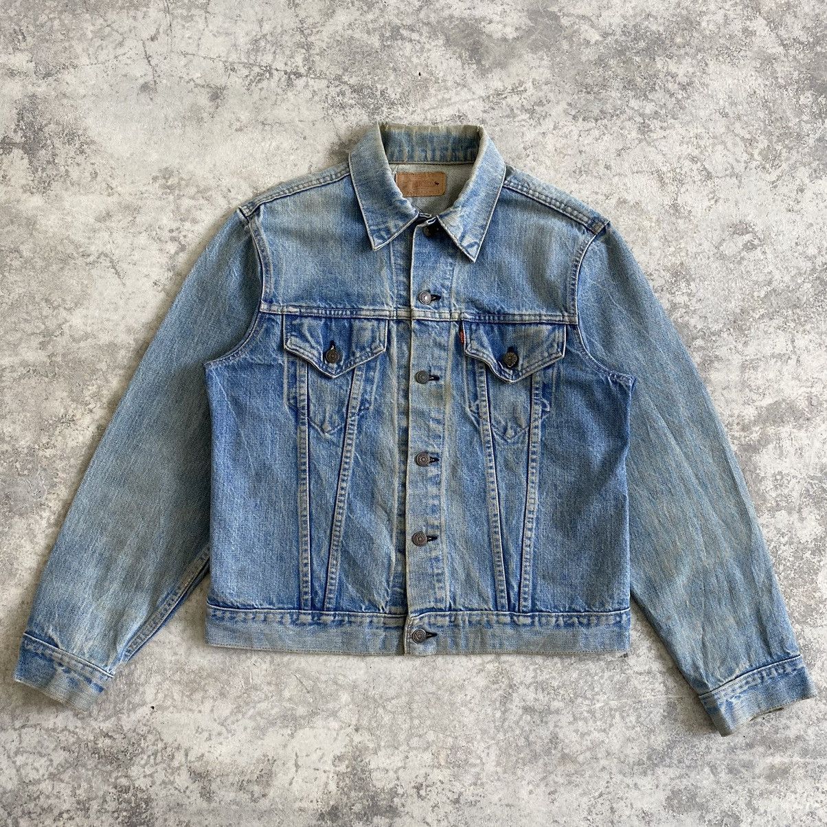 image of VTG 70’S Levi’S 505 Faded Blue Type 3 Trucker Denim Jacket, Men's (Size Medium)