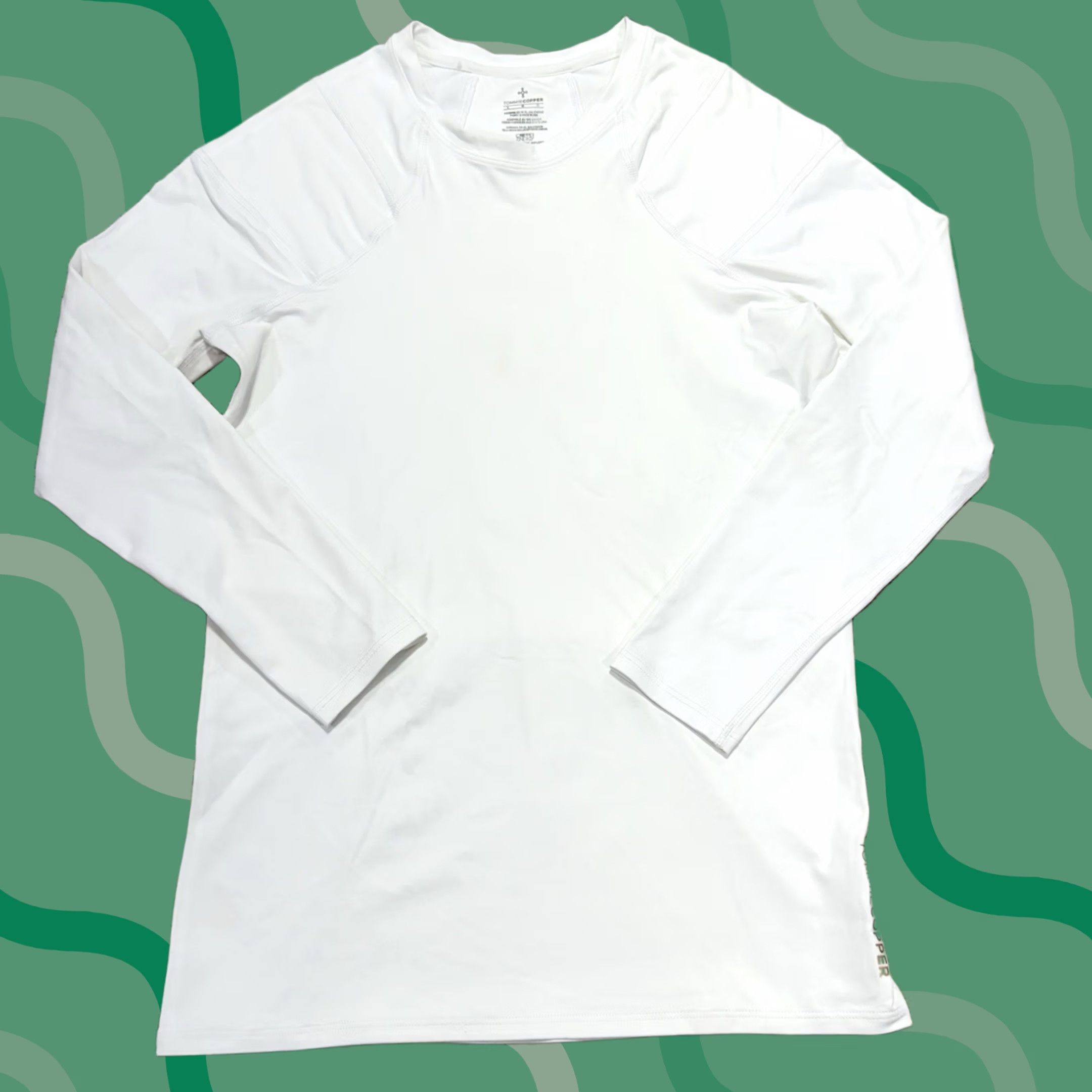 Vintage Tommie Copper Shirt Mens Large White Long Sleeve Pullover Athletic Gym & Training Size US L / EU 52-54 / 3 - 1 Thumbnail