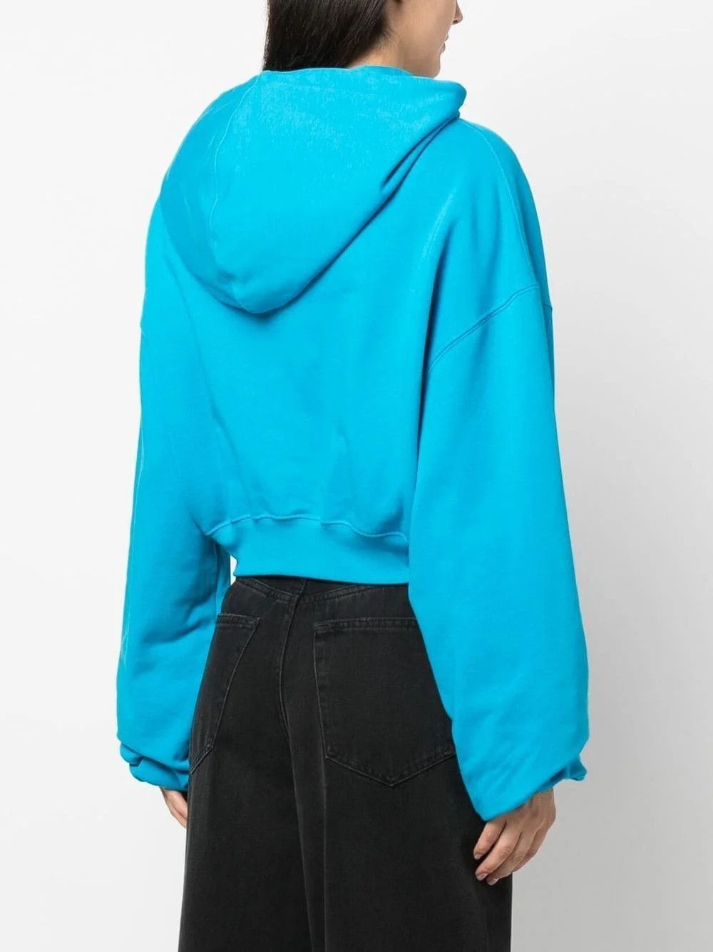 Off-White o1y1225 Logo Hoodie in Turquoise Size M / US 6-8 / IT 42-44 - 4 Thumbnail
