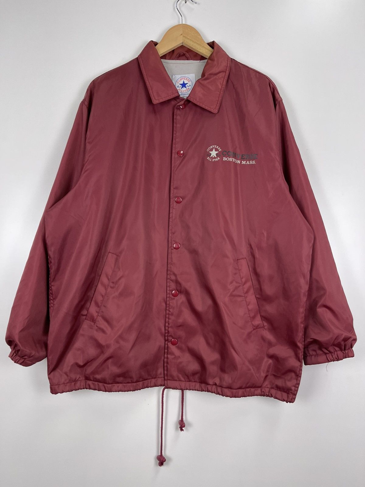 Converse × Vintage Vintage 90s Converse All Star Button Jacket Size US L / EU 52-54 / 3 - 3 Thumbnail