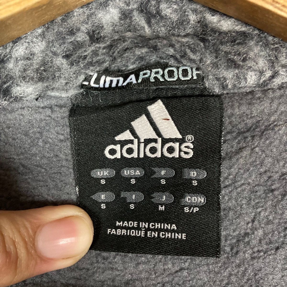 Adidas Adidas Mini and Big Logo Snap Button Hidden Zipper Jacket Size US S / EU 44-46 / 1 - 10 Thumbnail