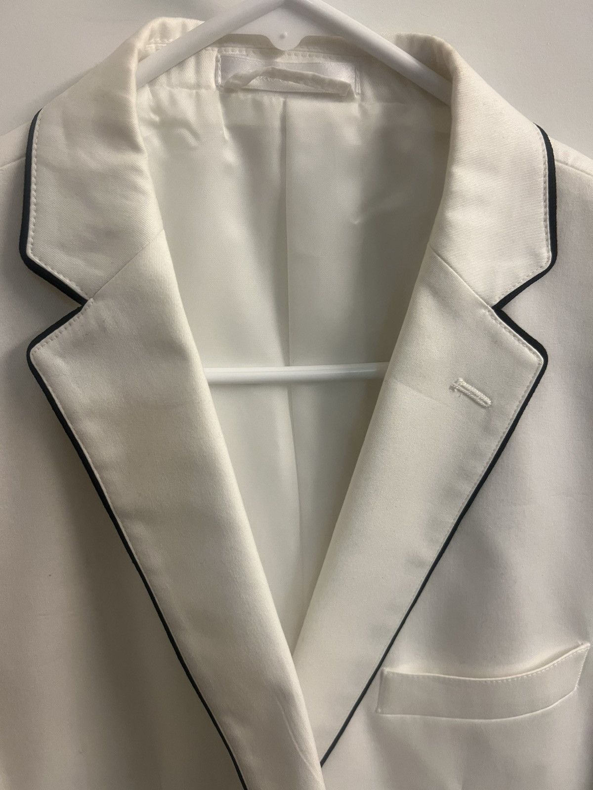 Van Heusen White Mens Suit Jacket/Blazer Size US L / EU 52-54 / 3 - 7 Thumbnail