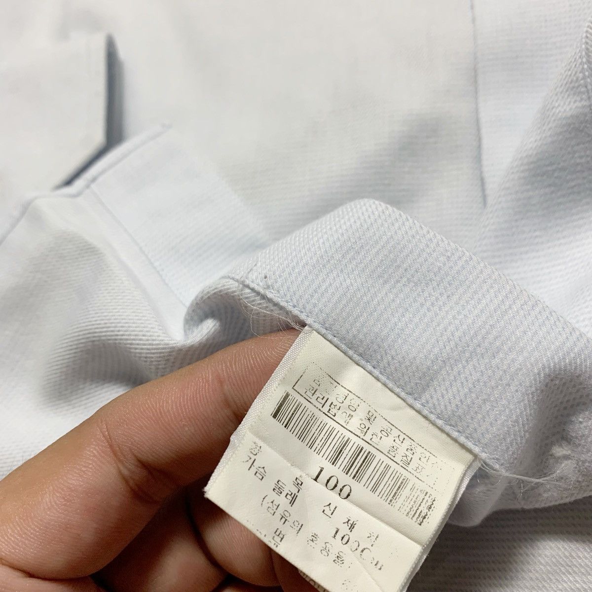 Givenchy Givenchy Simply Baby Blue Pocket Shirt Button Up Size US L / EU 52-54 / 3 - 7 Thumbnail
